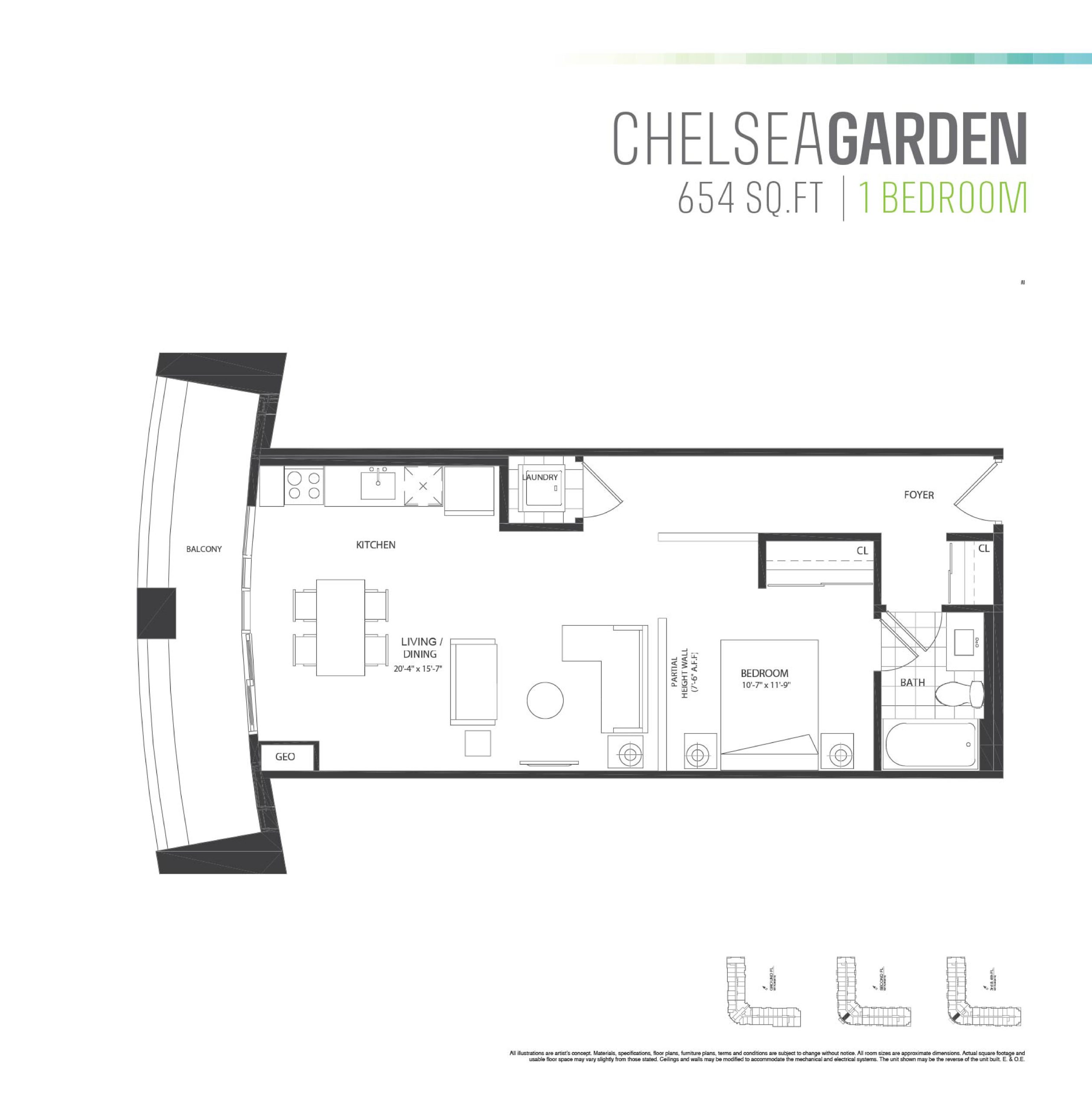 Chelsea Garden floor plan