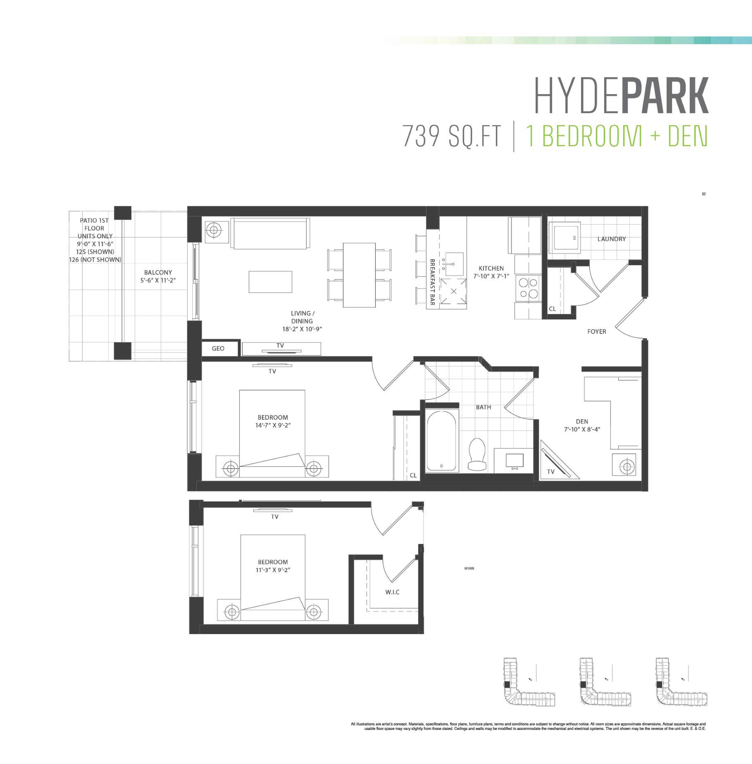 Hyde Park floor plan