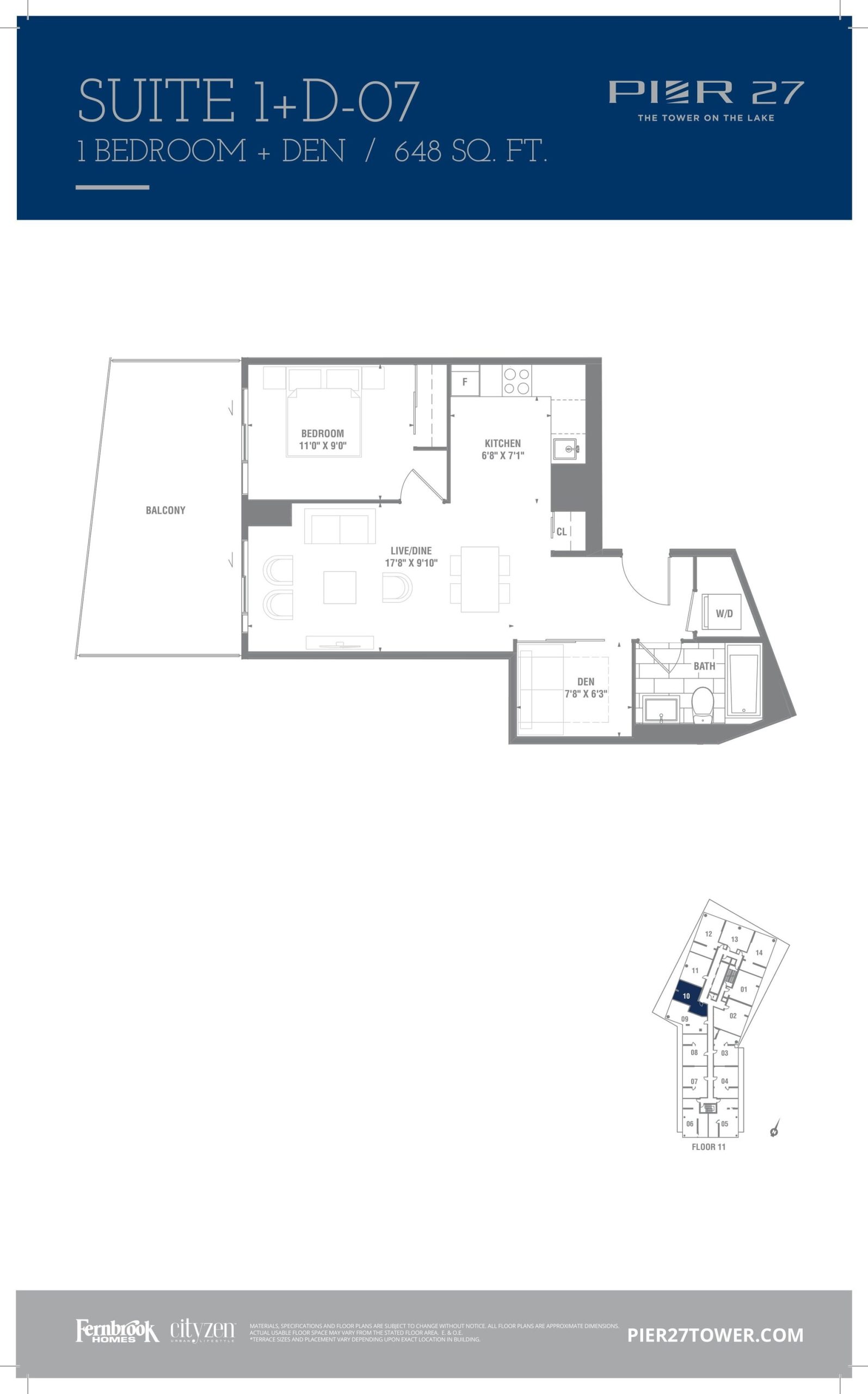 1+D-07 floor plan