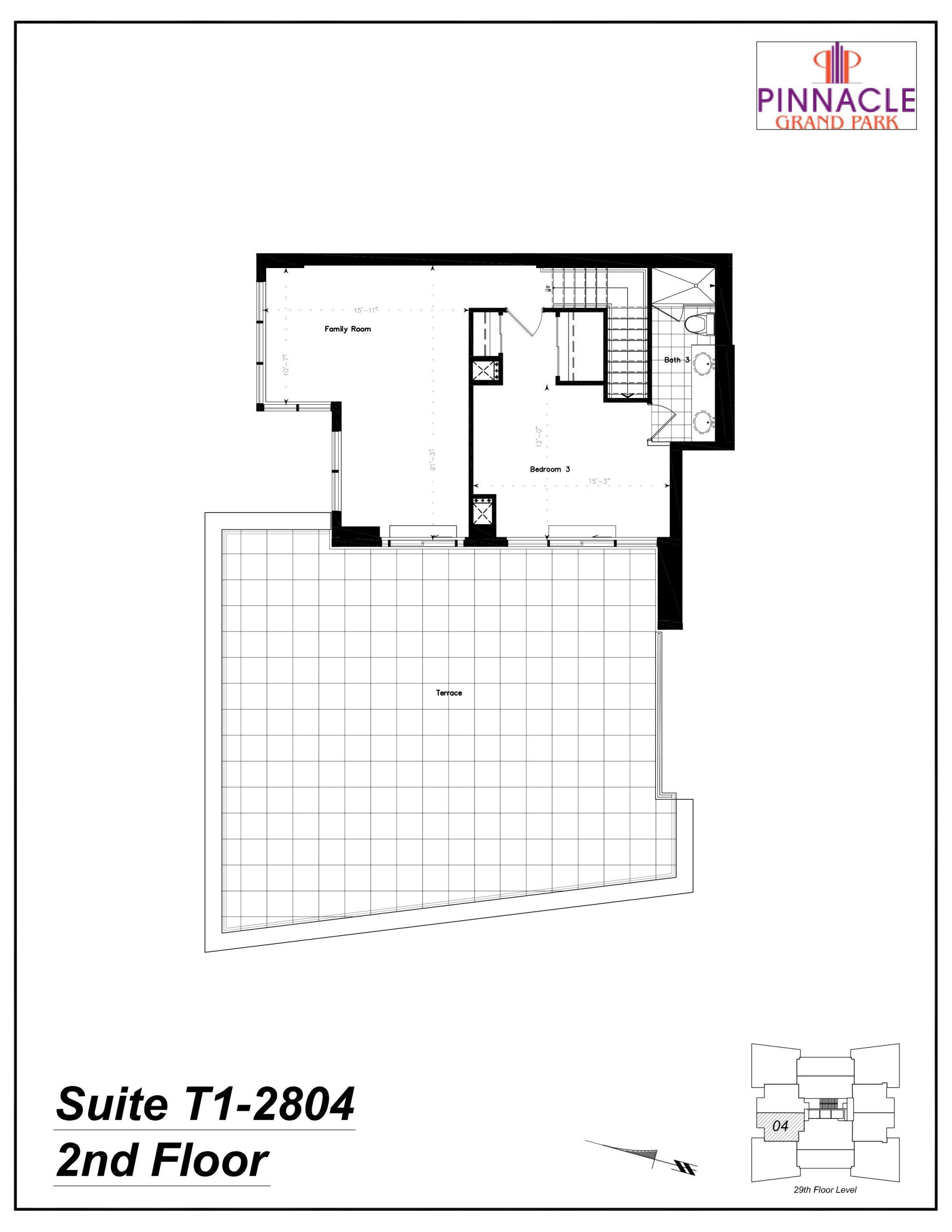 Suite T1-2804 - 2nd Floor (2/2) floor plan