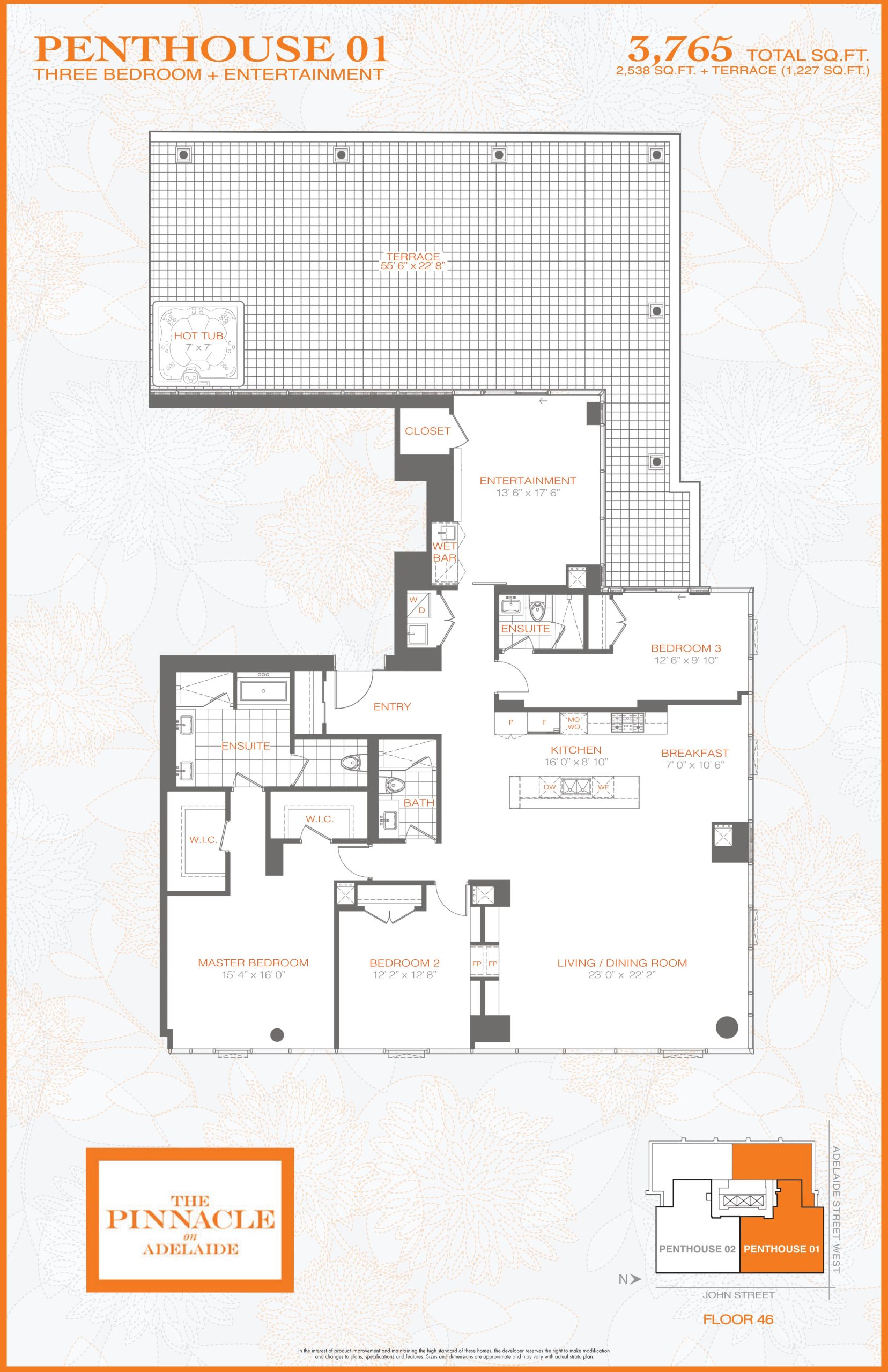Penthouse 01 floor plan