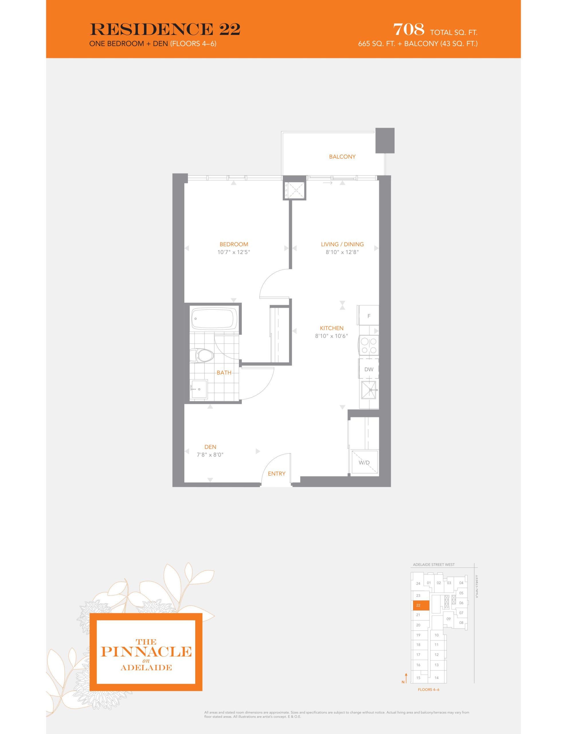 Residence 22 floor plan