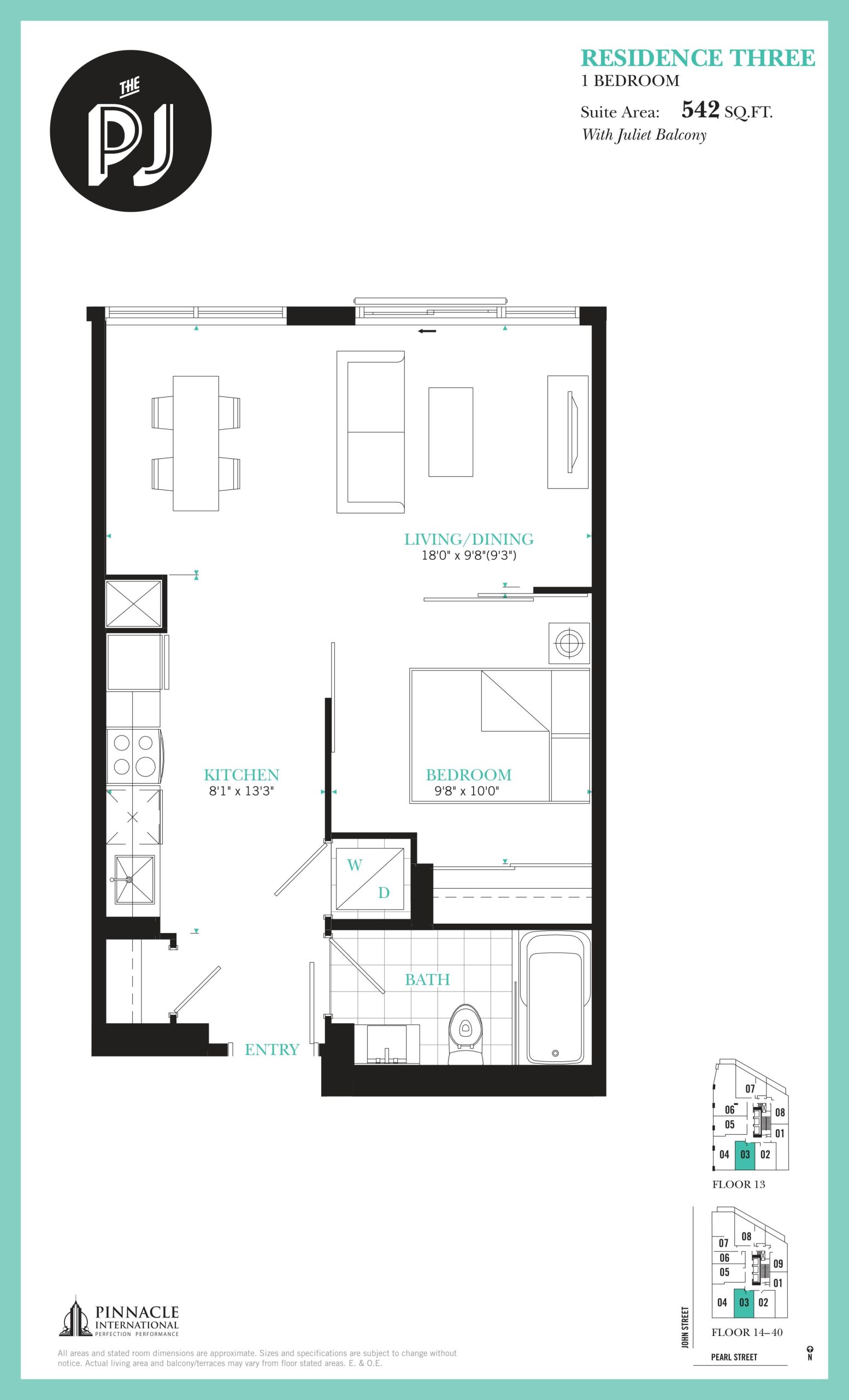 Residence Three floor plan