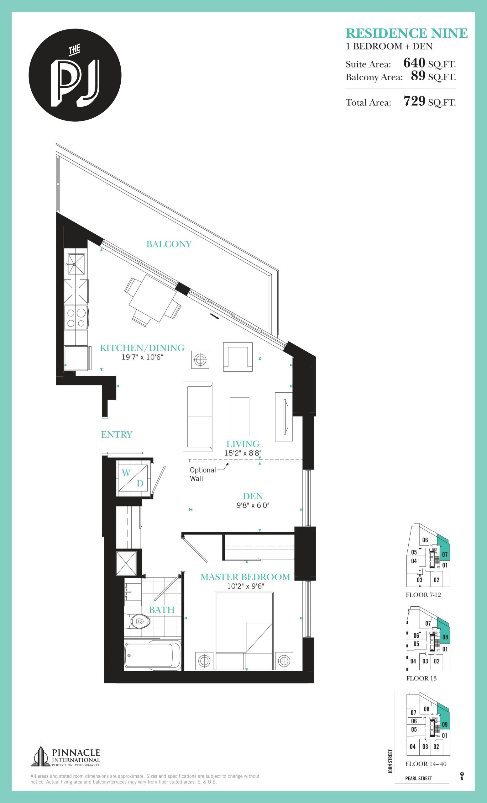 Residence Nine floor plan