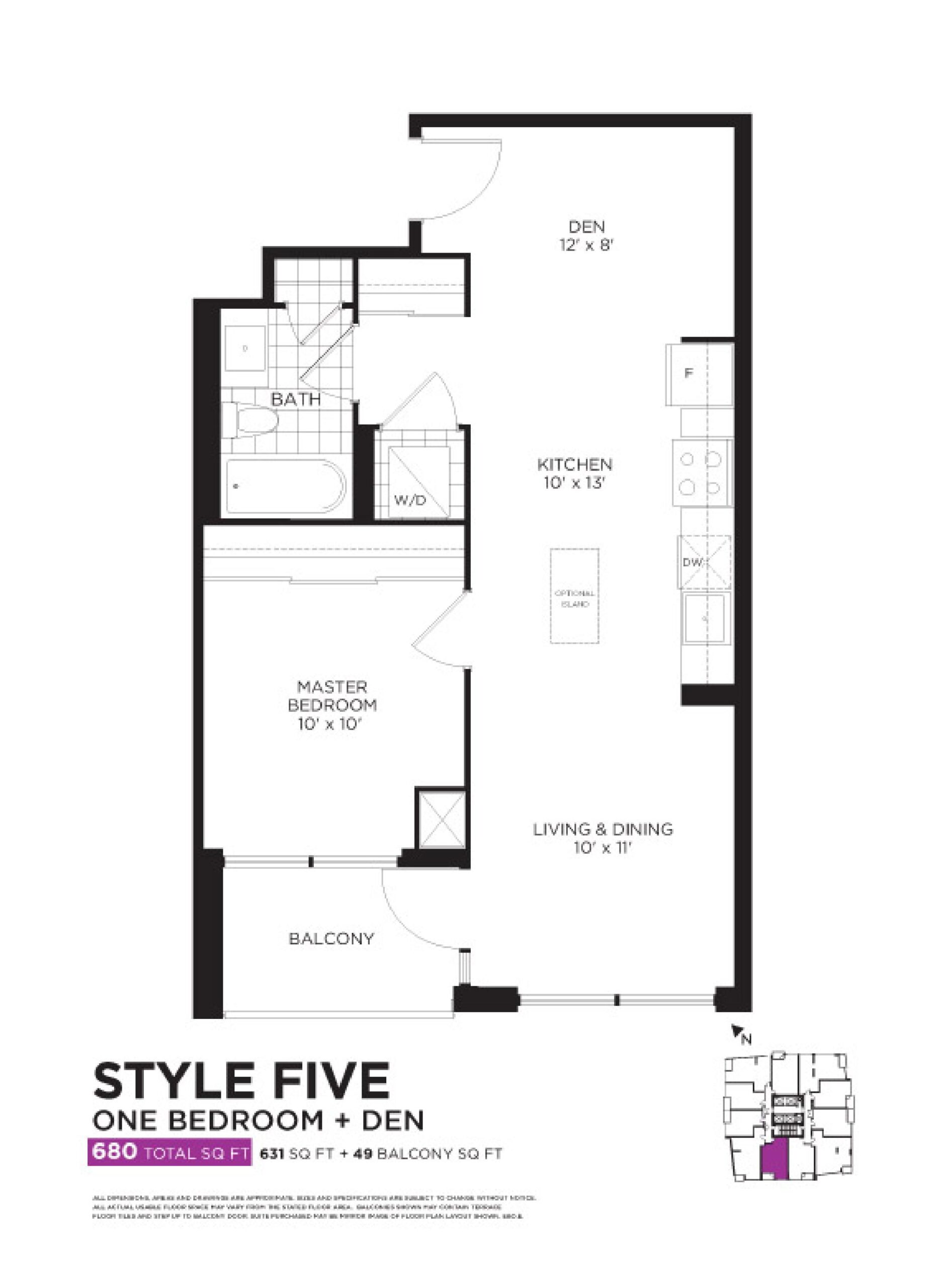Style Five floor plan