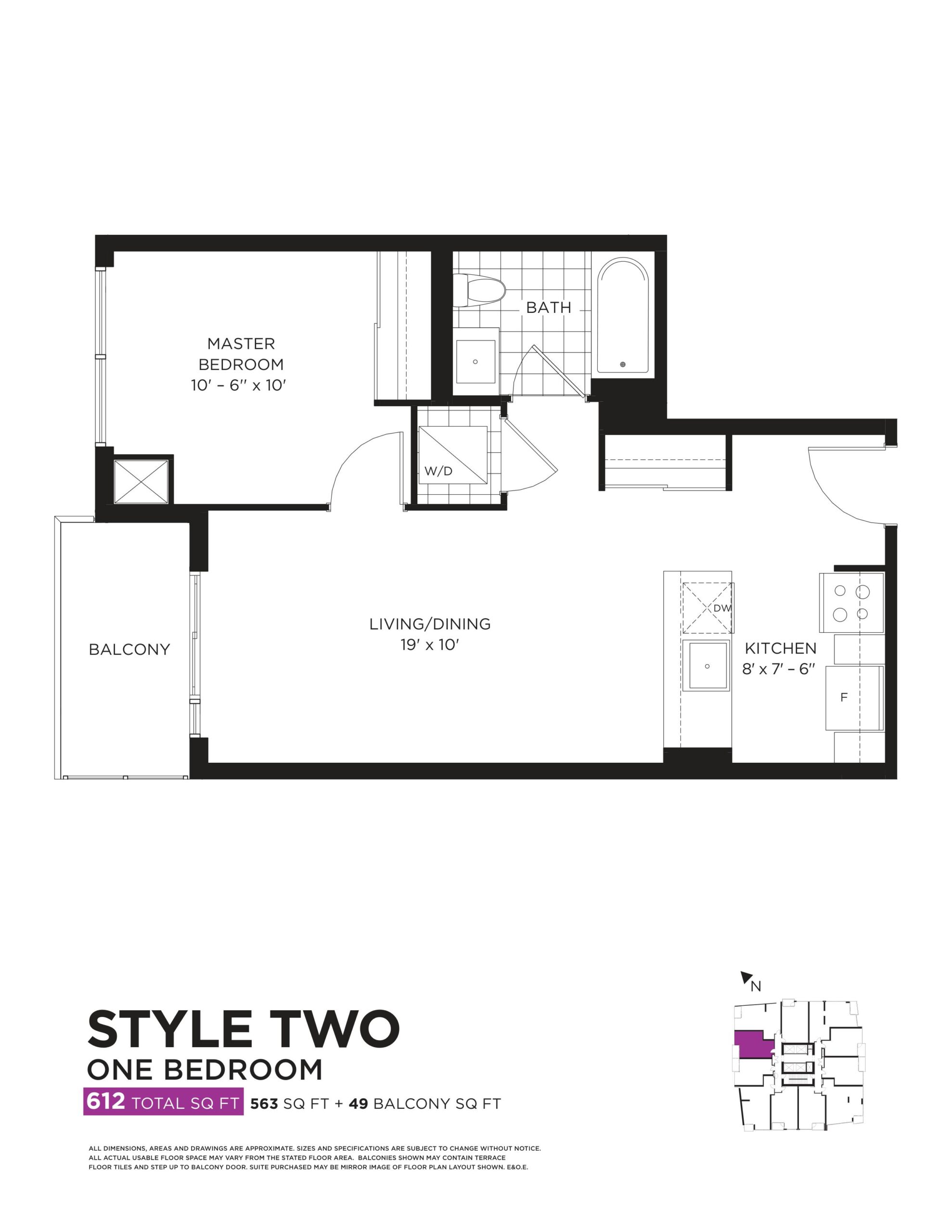 Style Two floor plan