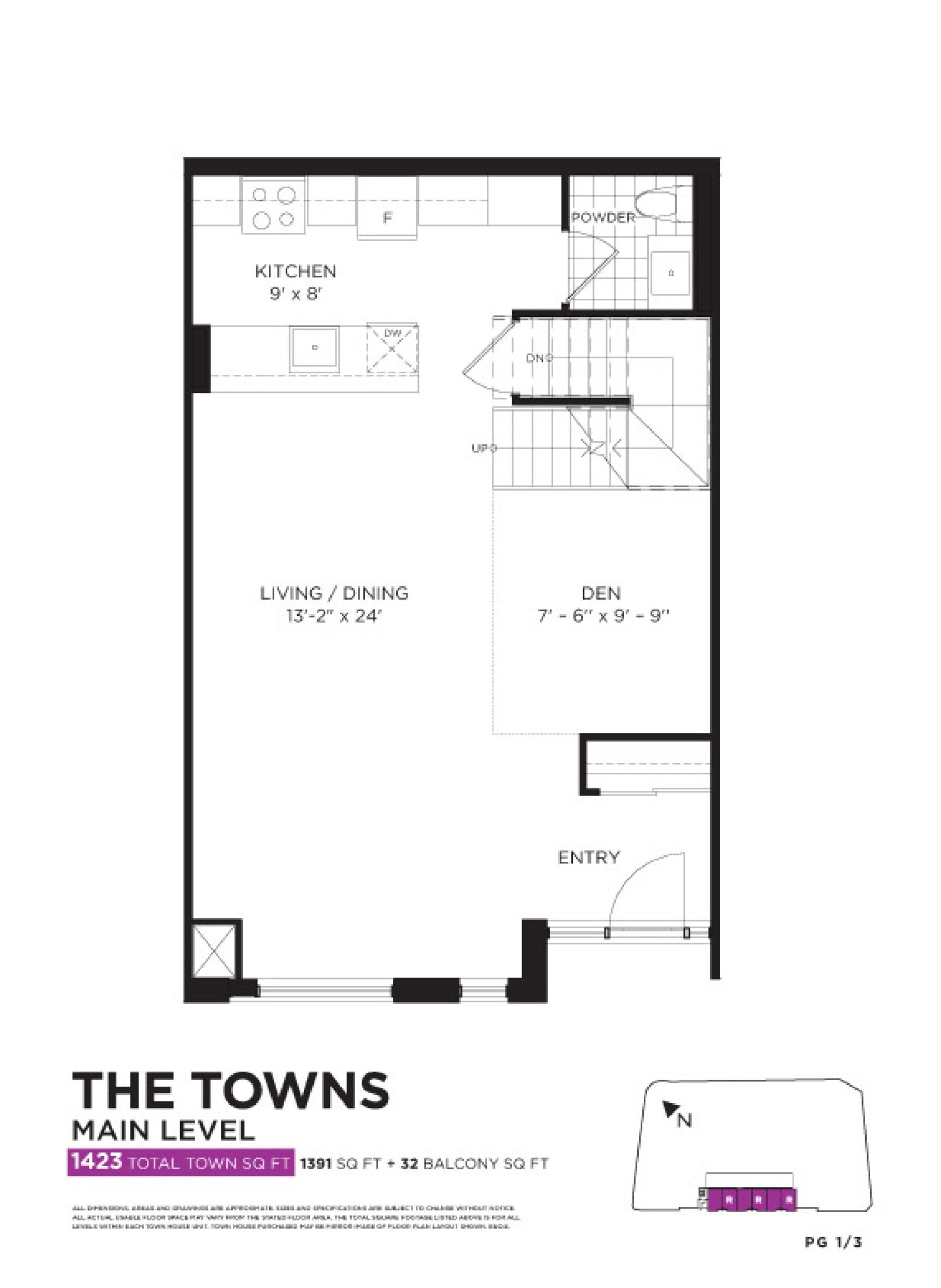 The Towns floor plan
