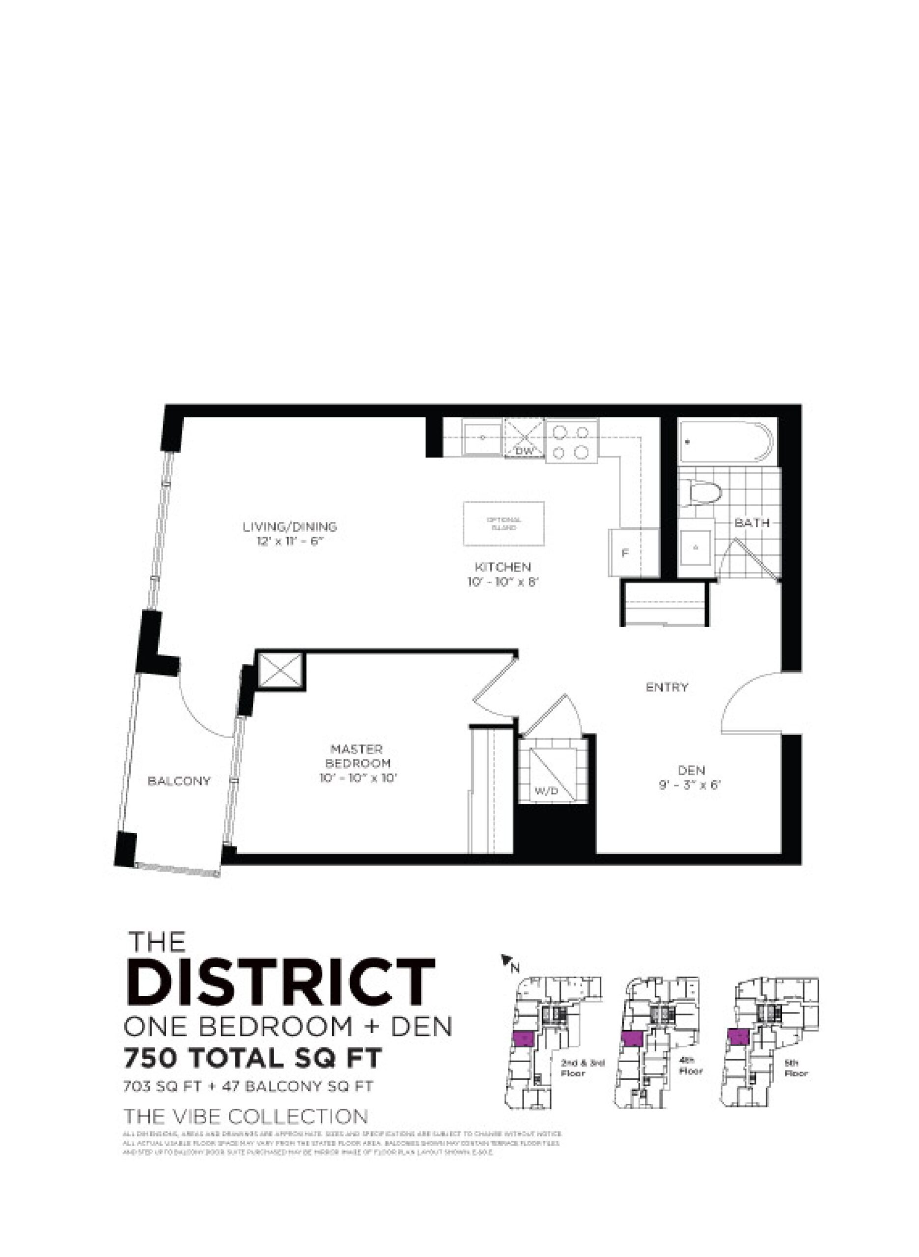 The District floor plan