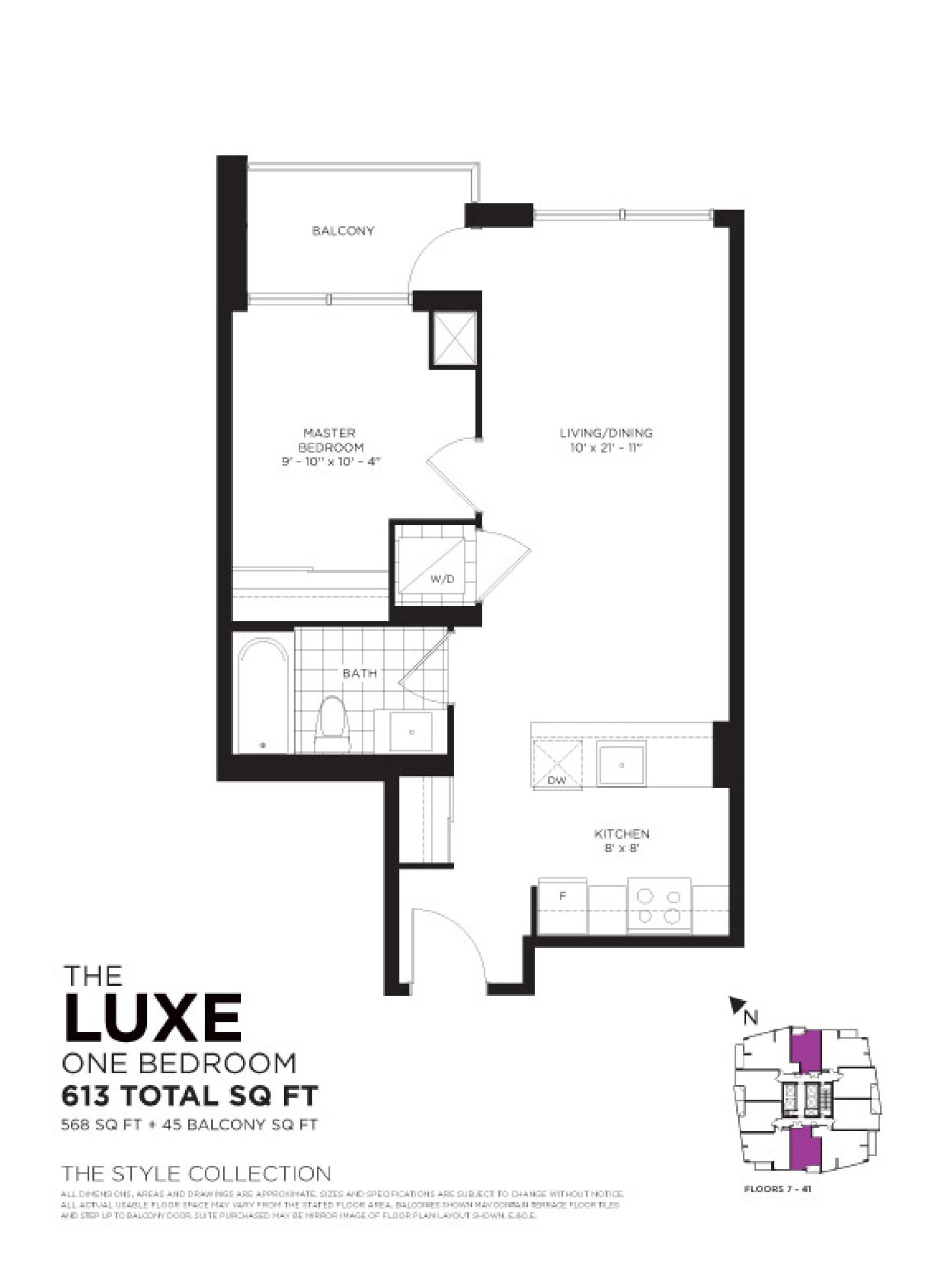 The Luxe floor plan