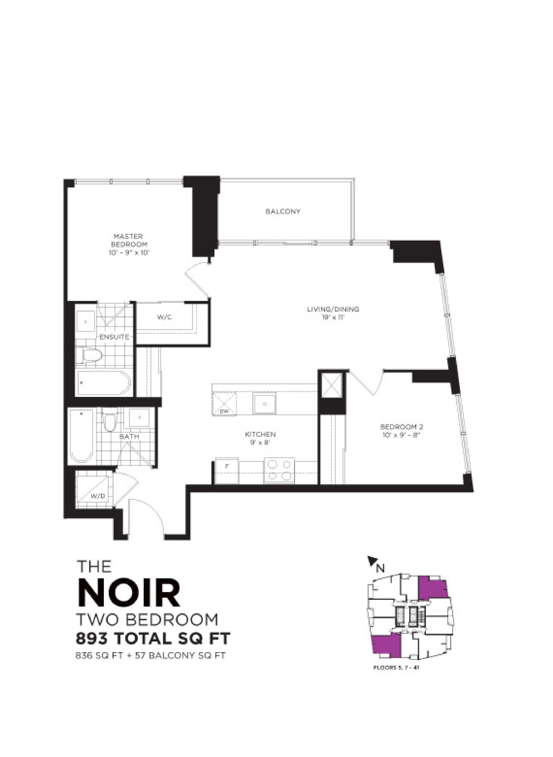 The Noir floor plan