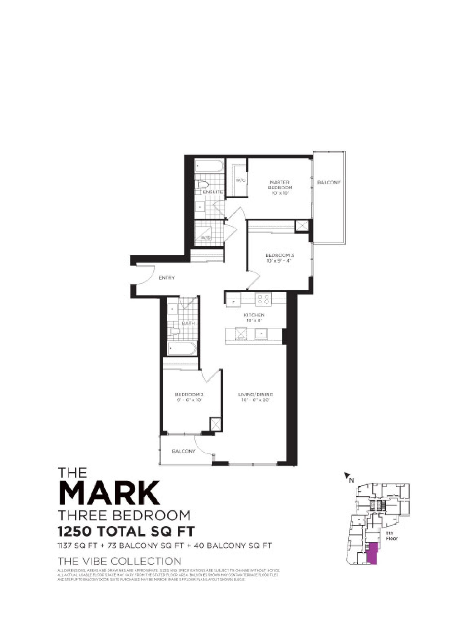 The Mark floor plan