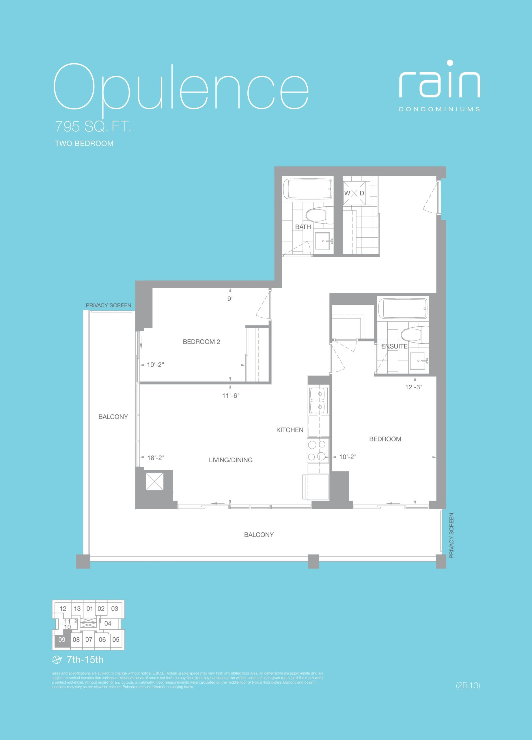 Opulence floor plan