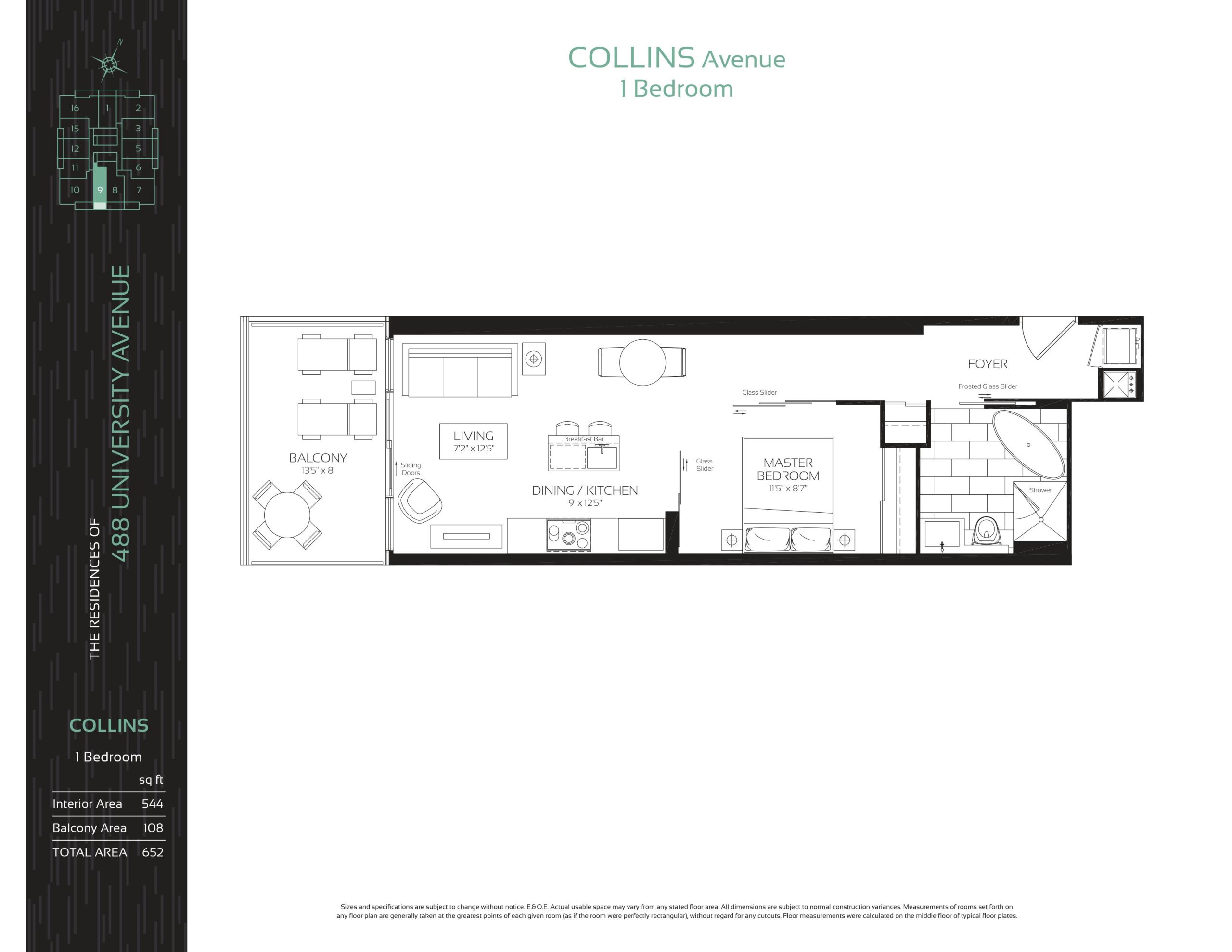 COLLINS Avenue floor plan
