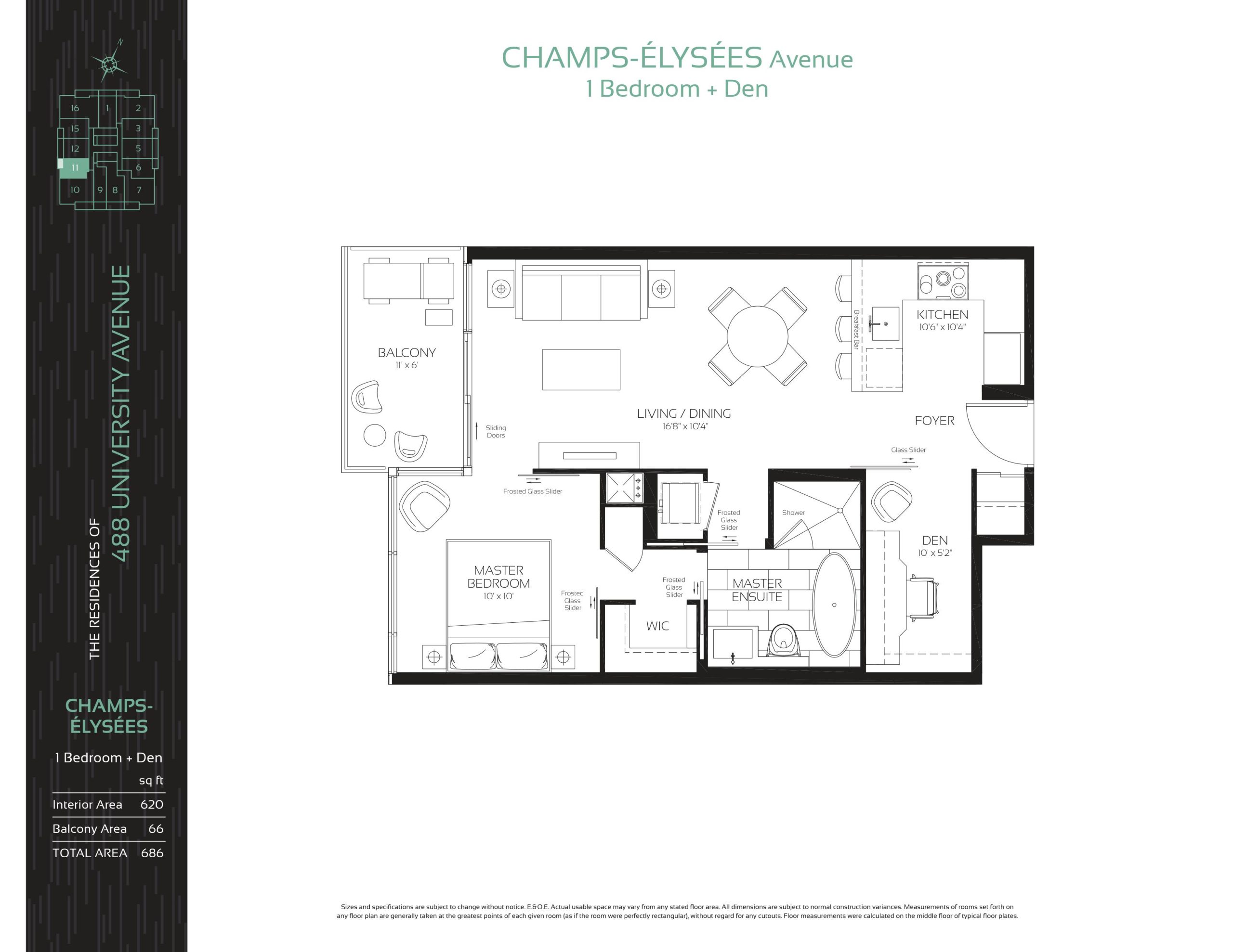 CHAMPS-ELYSEES Avenue floor plan