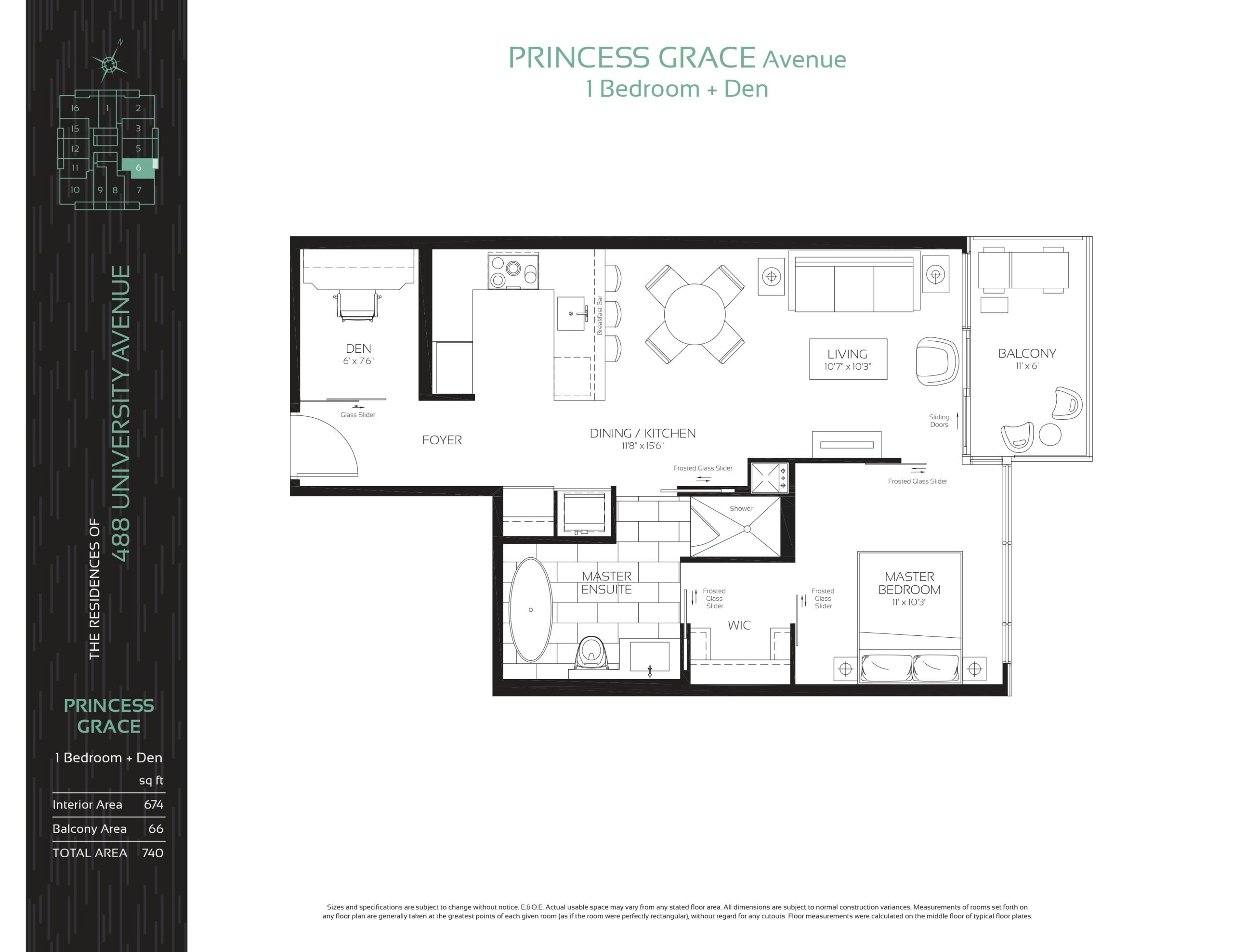 PRINCESS GRACE Avenue floor plan