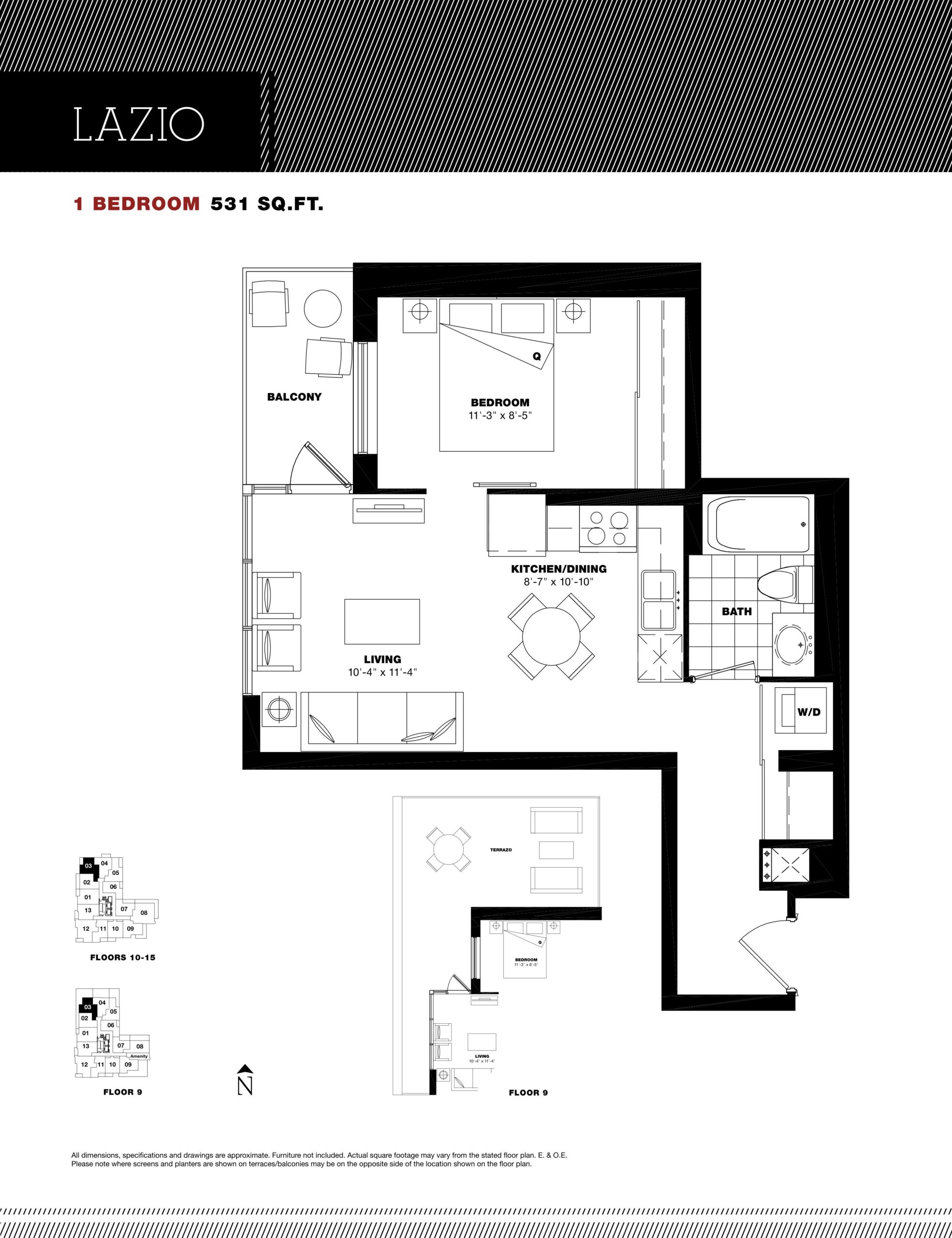 Lazio floor plan