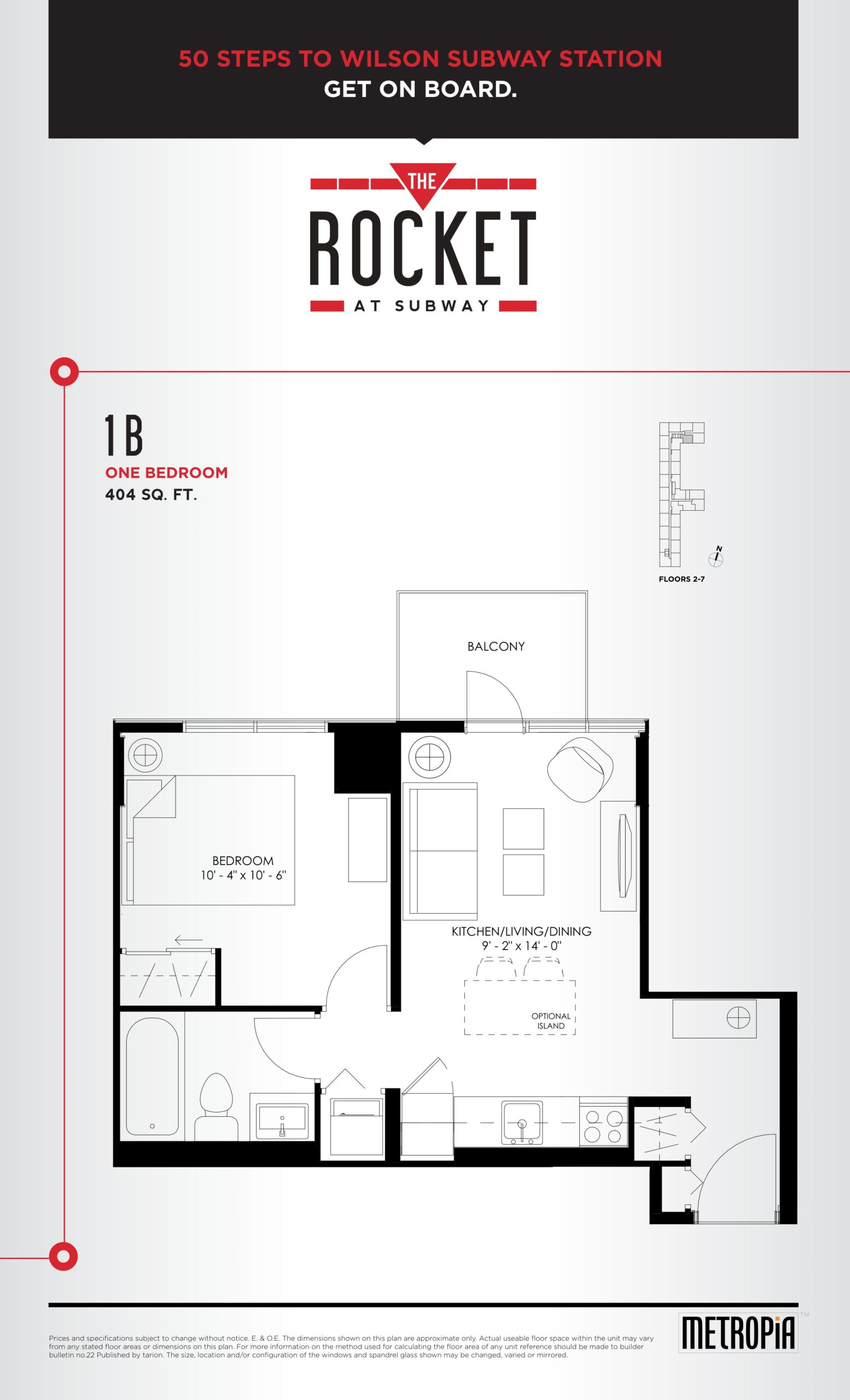 1B floor plan