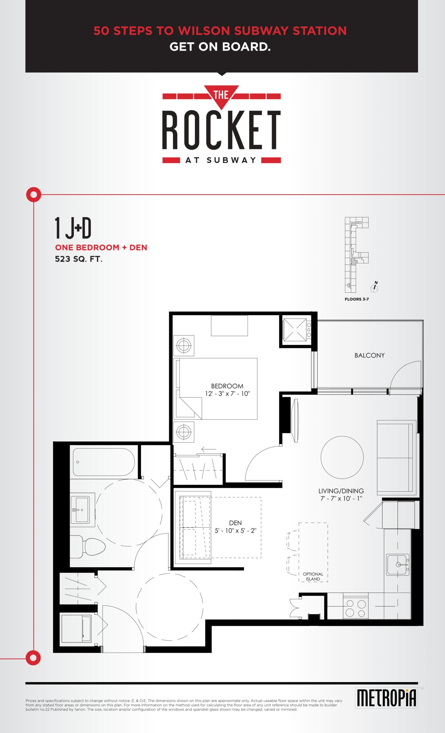 1J+D floor plan