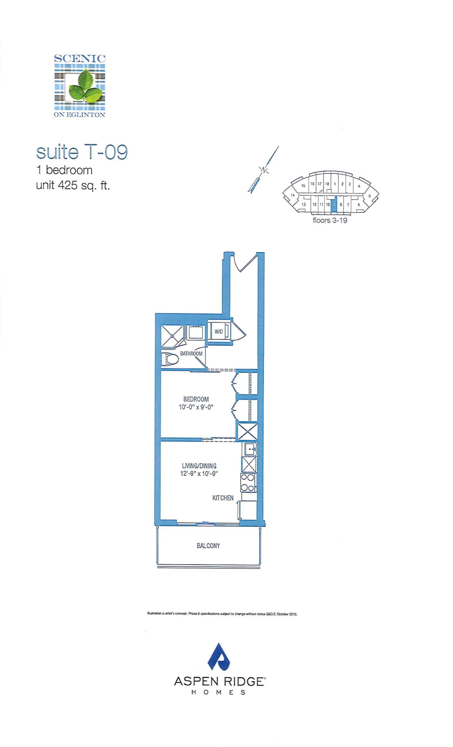 Suite T-09 floor plan