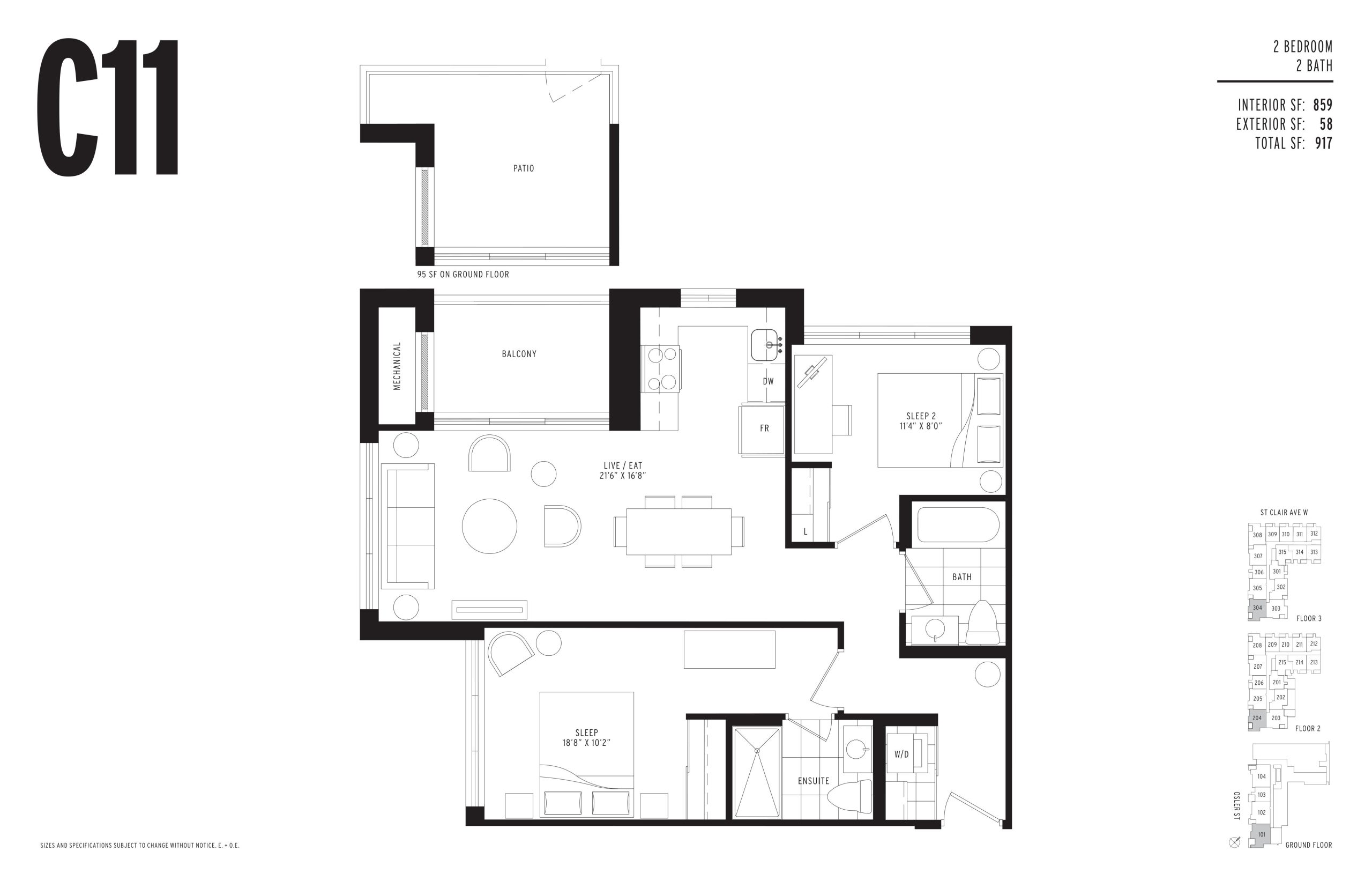 C11 floor plan