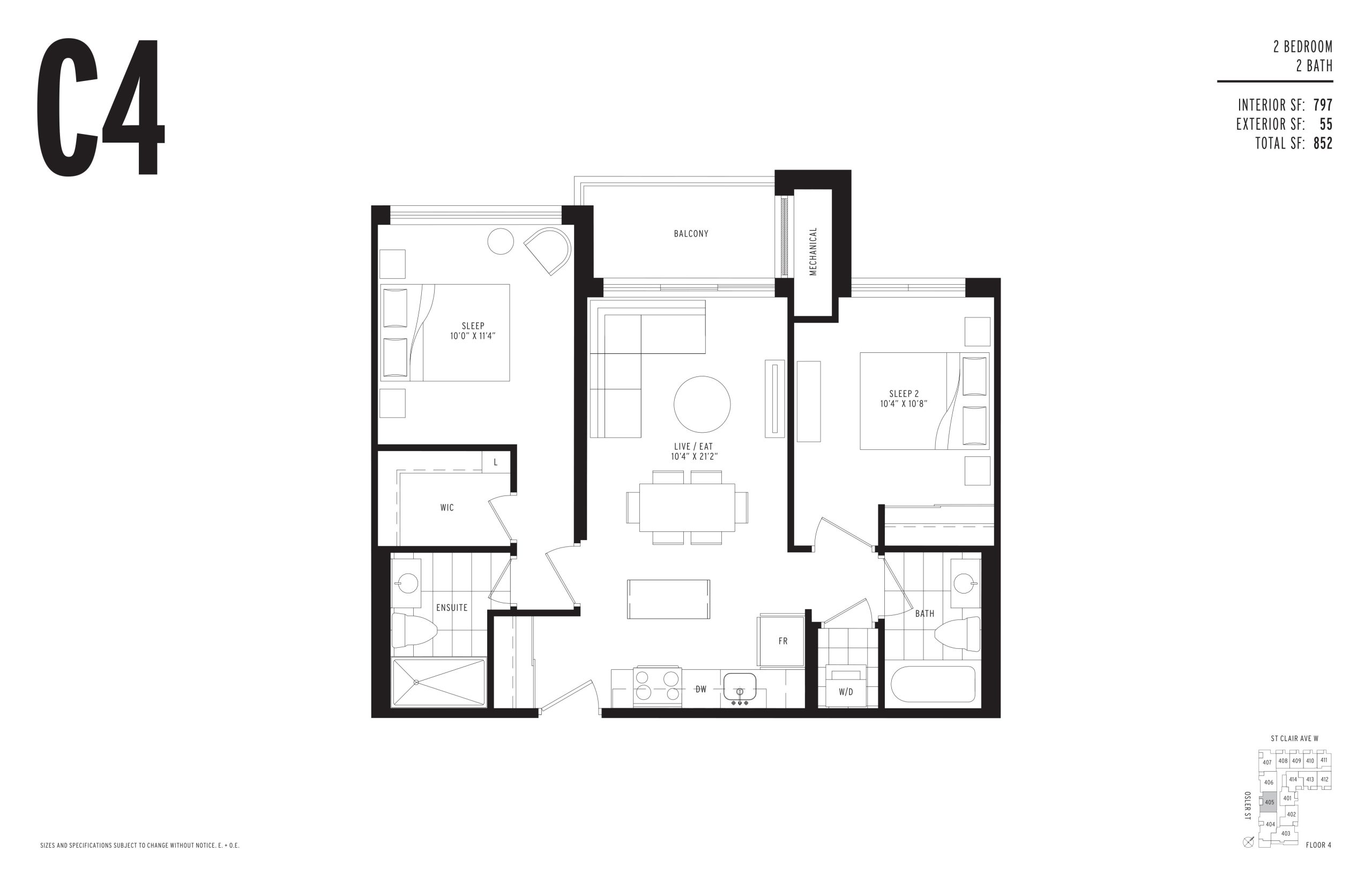 C4 floor plan
