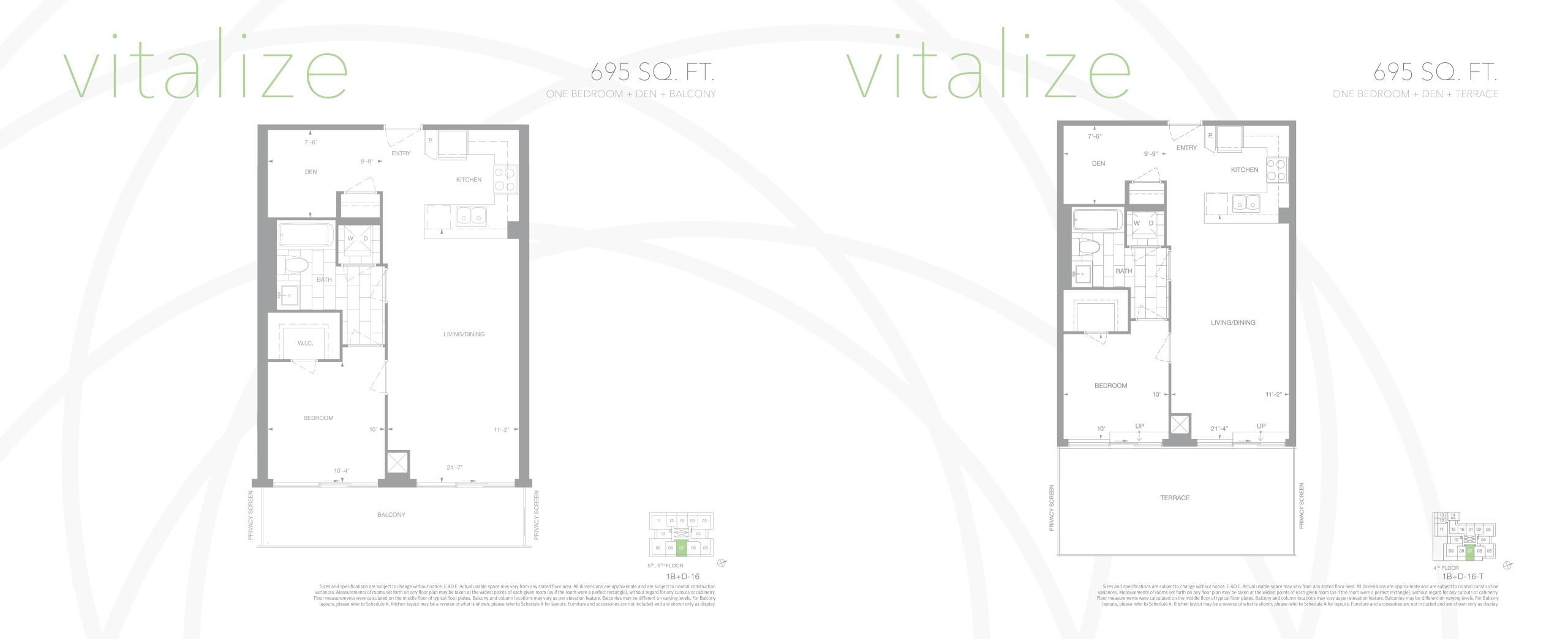 Vitalize floor plan