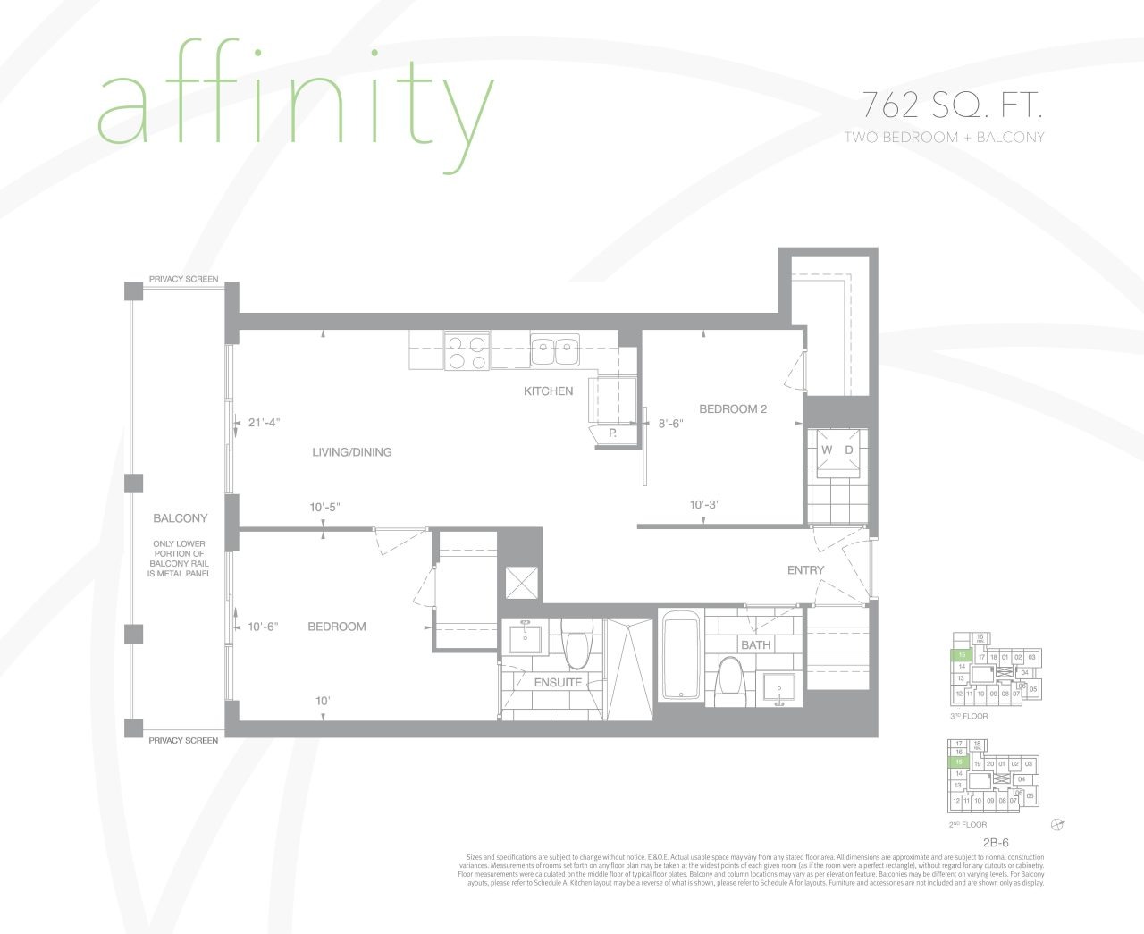 Affinity floor plan