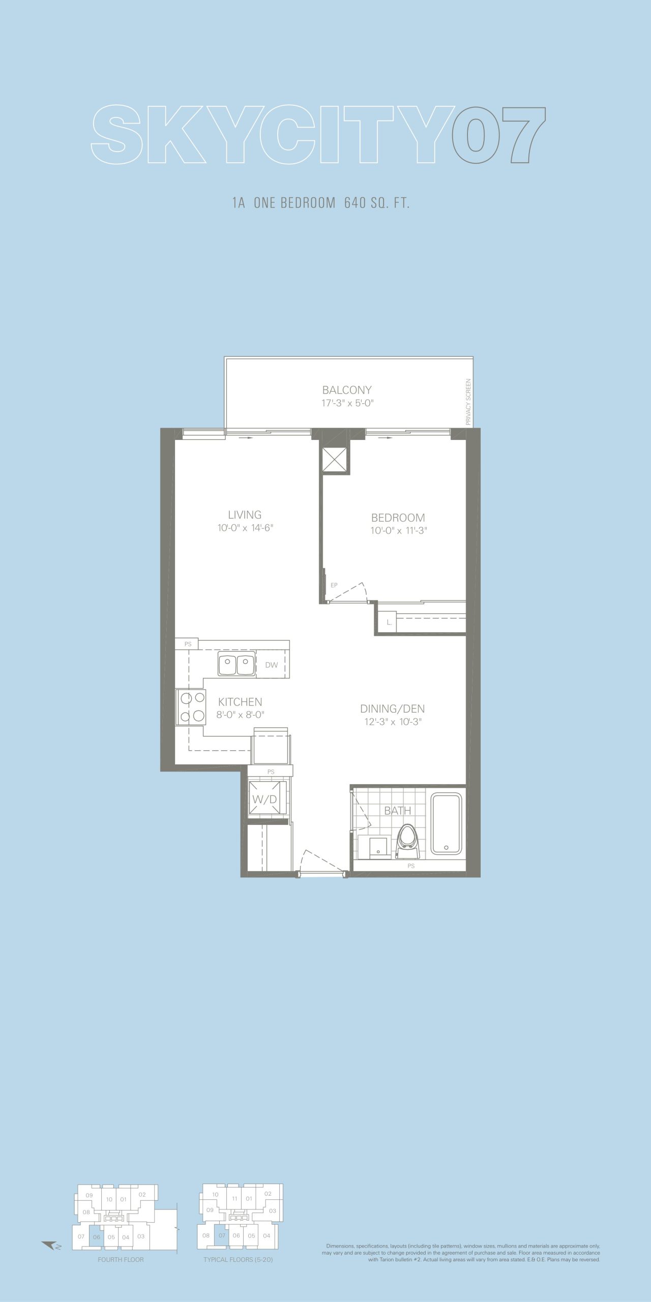 SkyCity07 floor plan