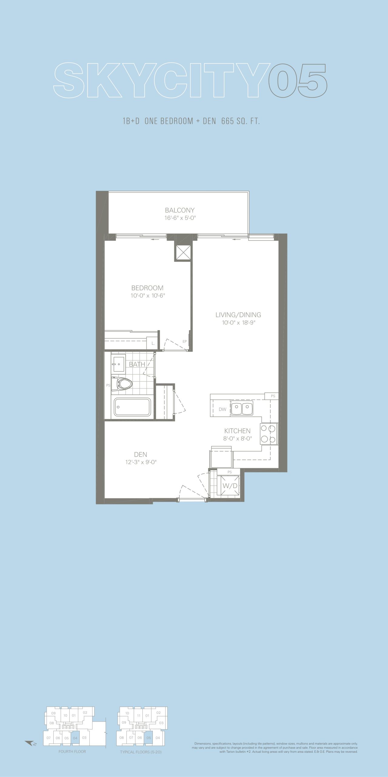 SkyCity05 floor plan