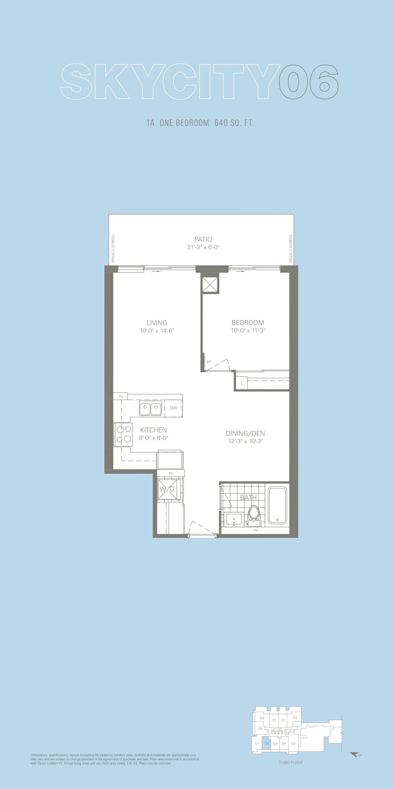 SkyCity06 floor plan