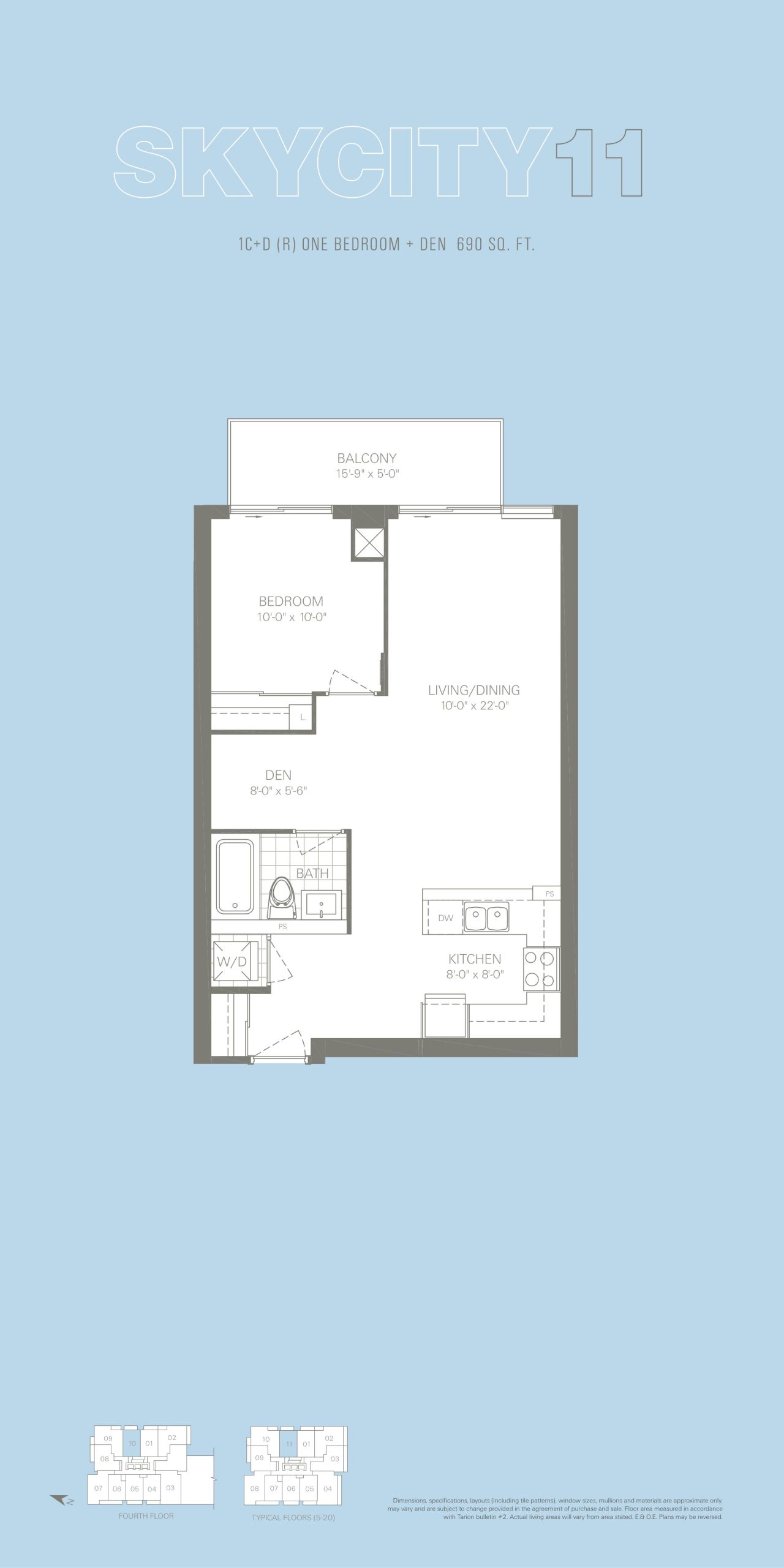 SkyCity11 floor plan