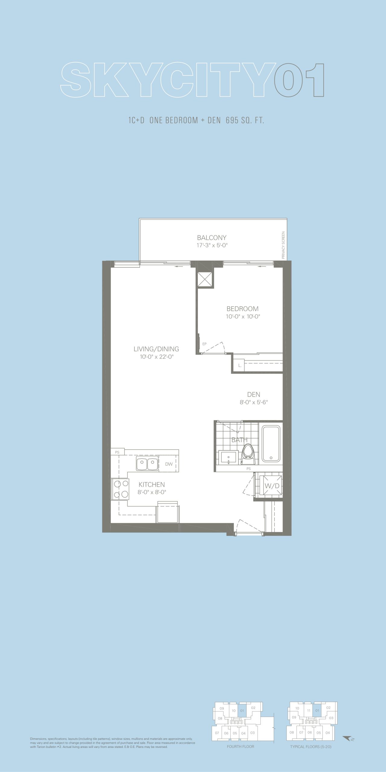 SkyCity01 floor plan