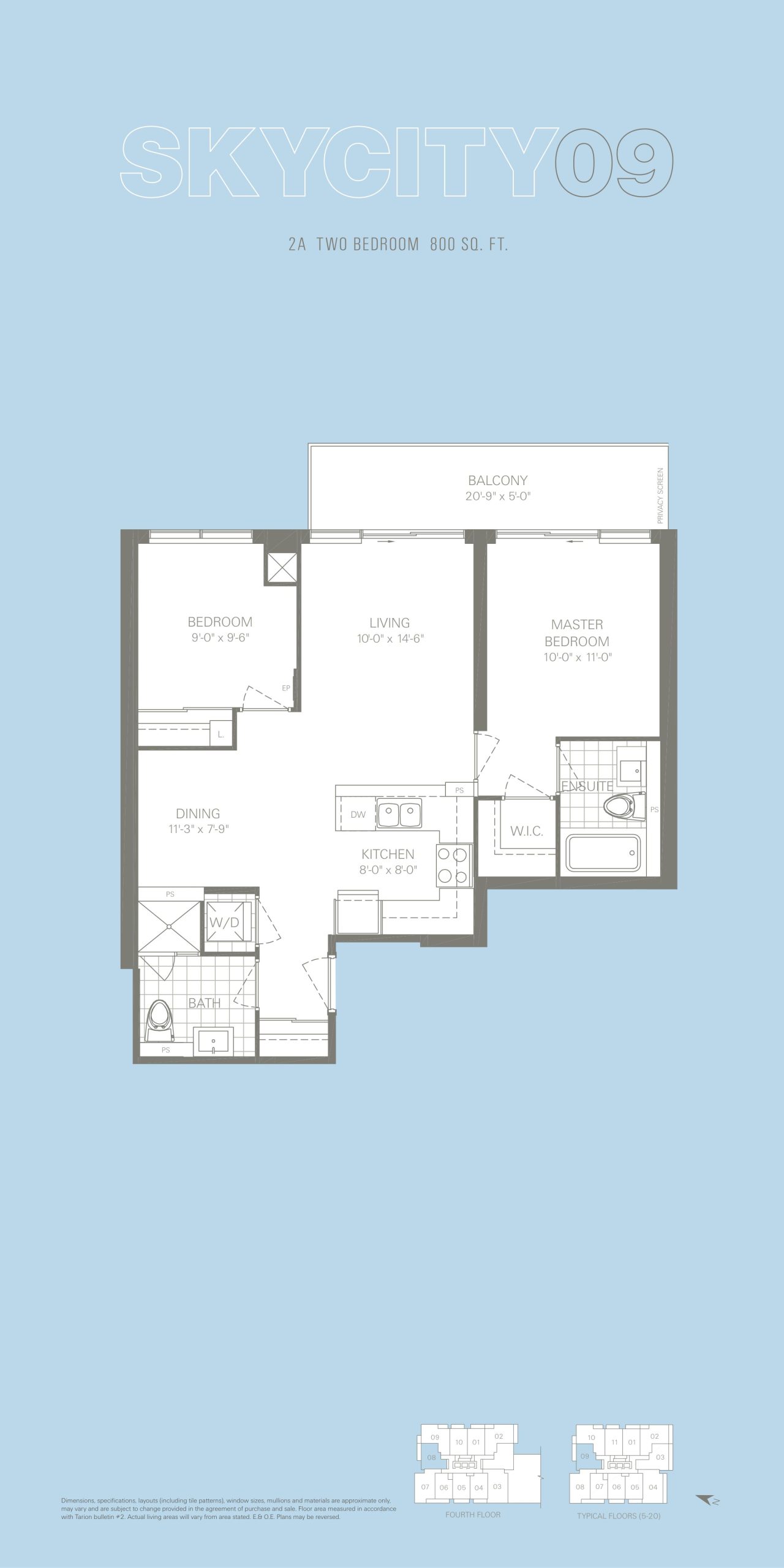 SkyCity09 floor plan