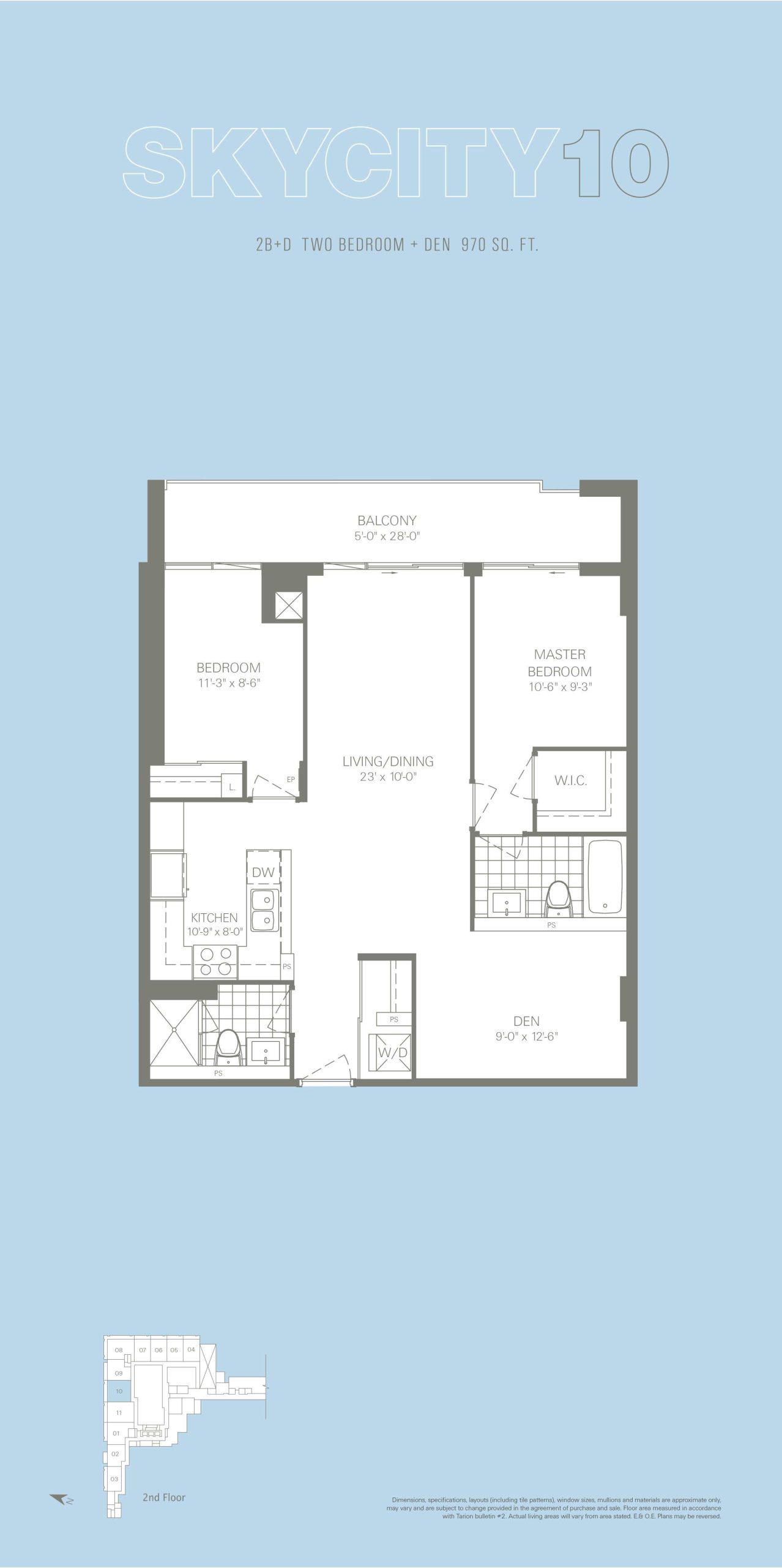 SkyCity10 floor plan