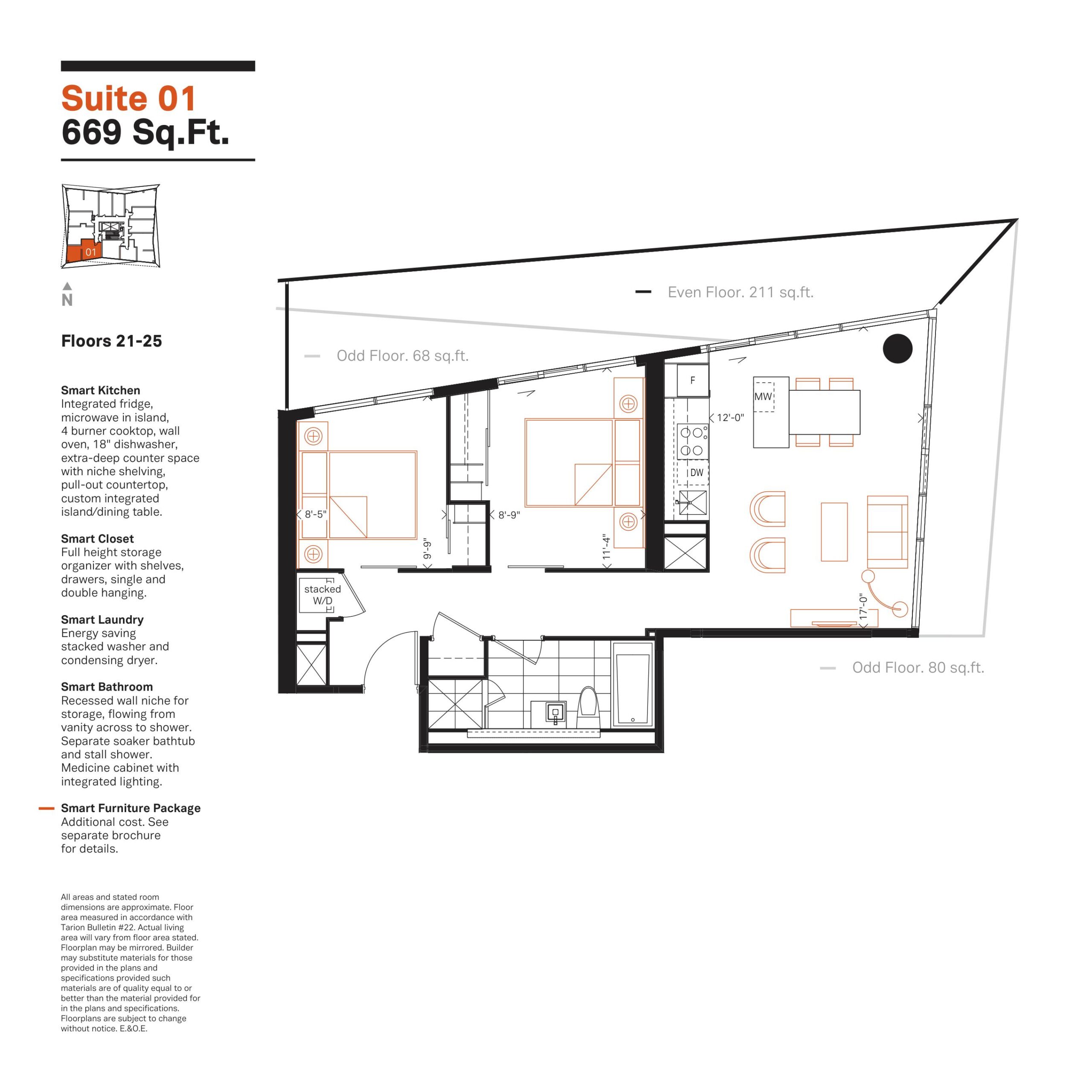 Suite 01 floor plan