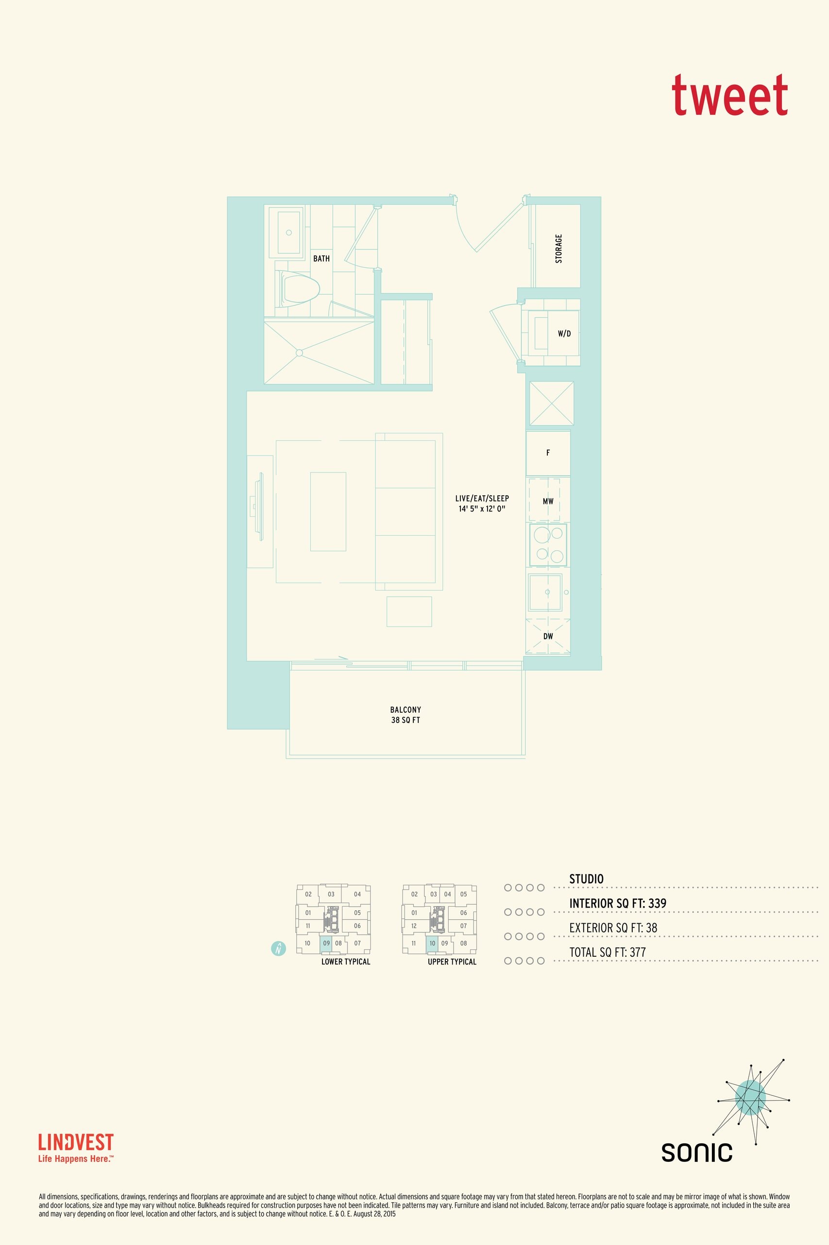 Tweet floor plan