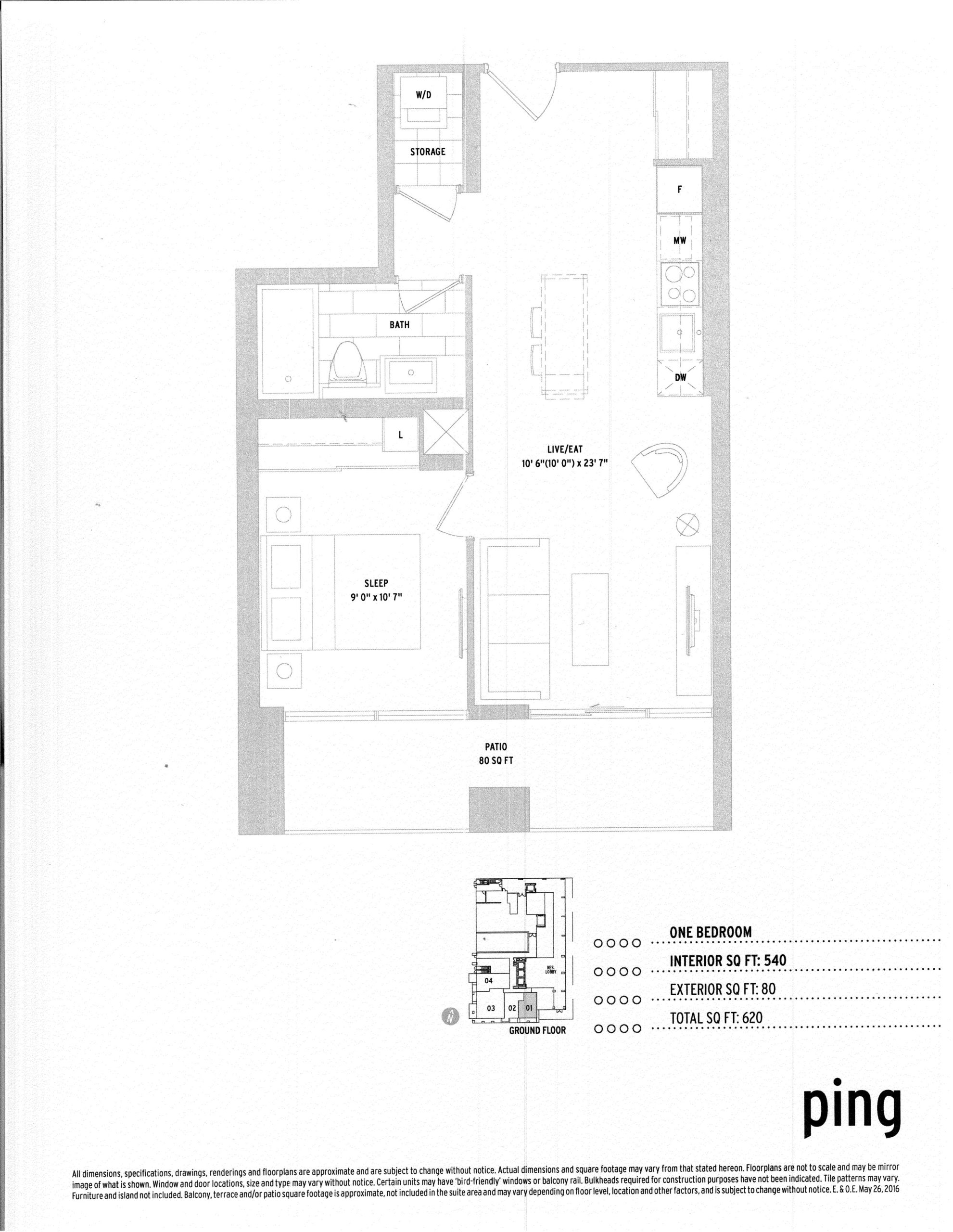 Ping floor plan