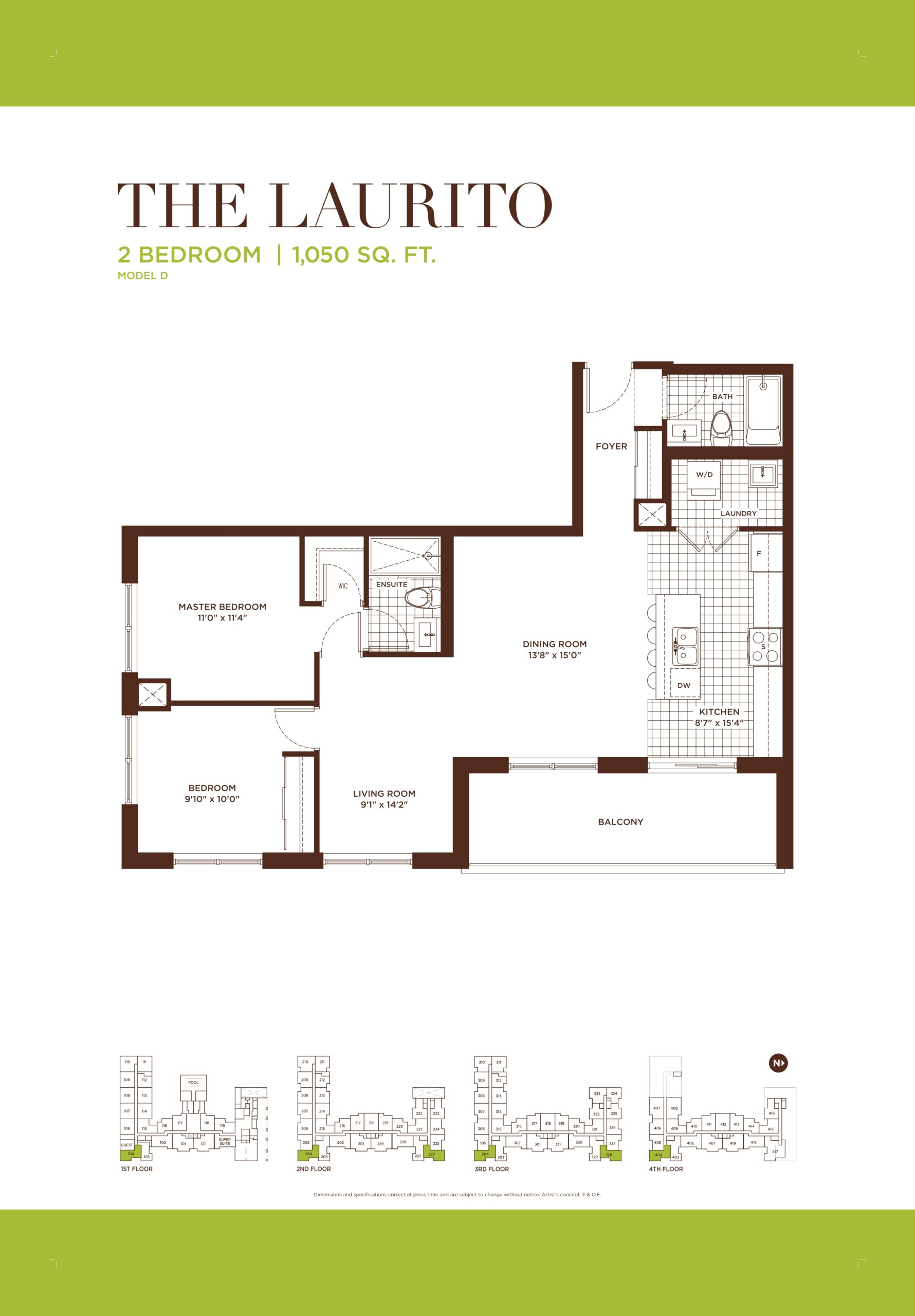 The Laurito floor plan