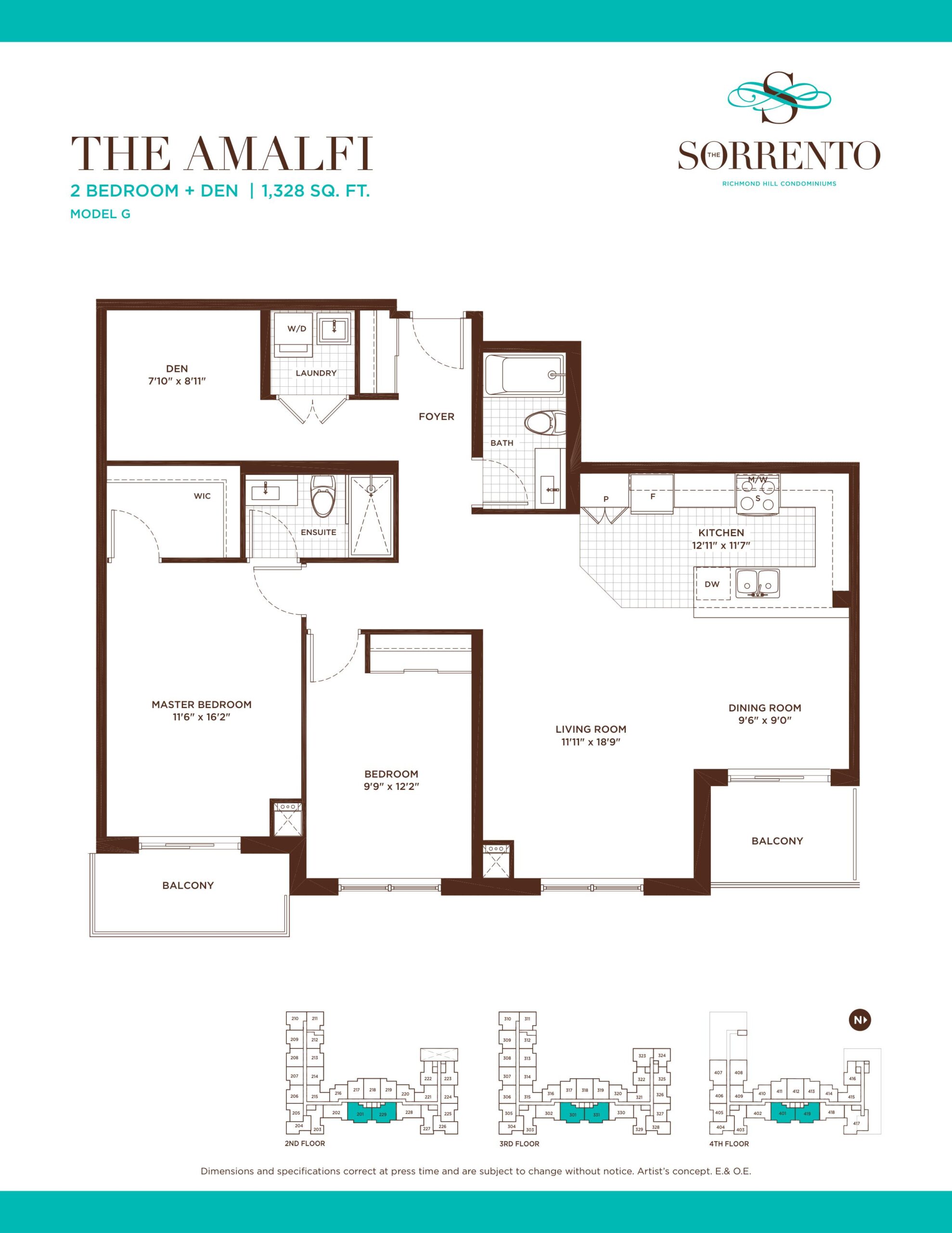 The Amalfi floor plan