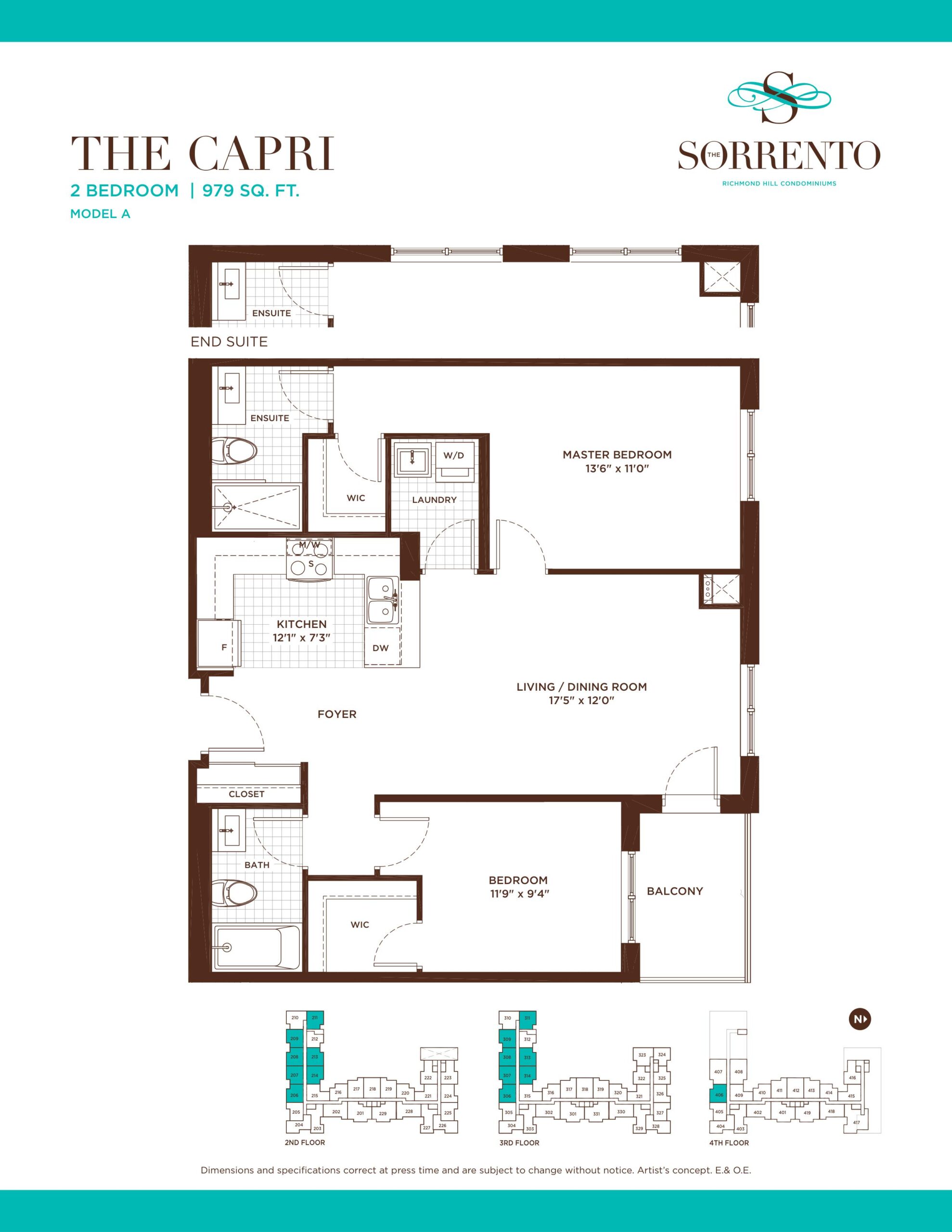 The Capri floor plan