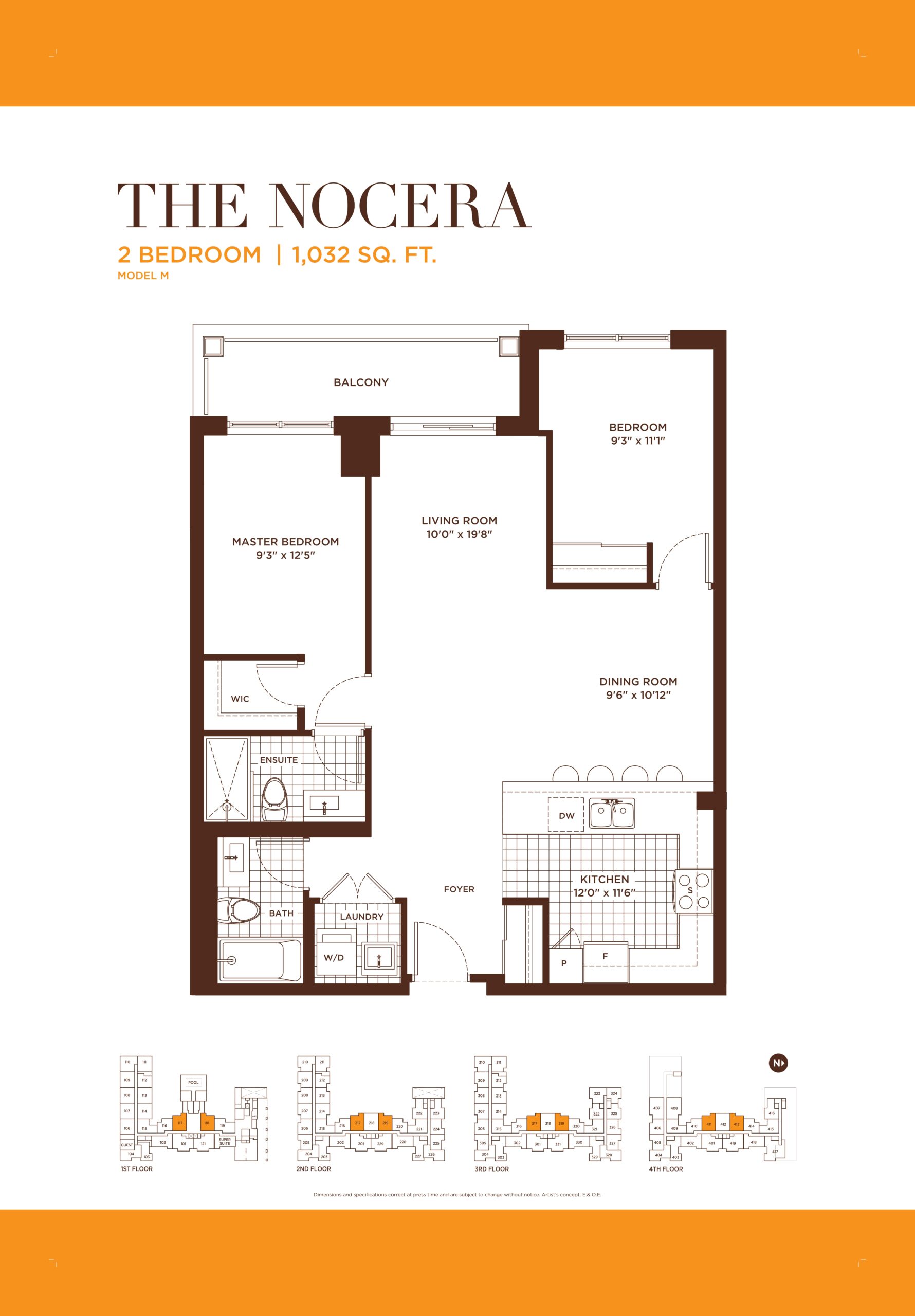 The Nocera floor plan