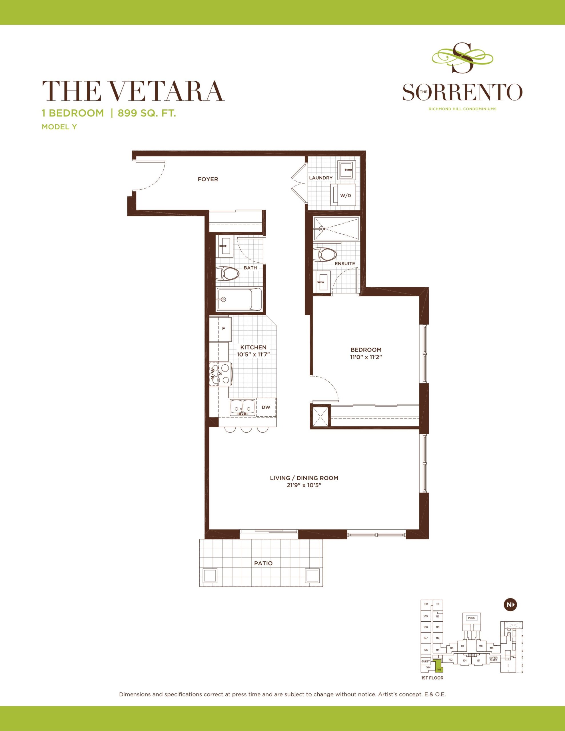 The Vetara floor plan