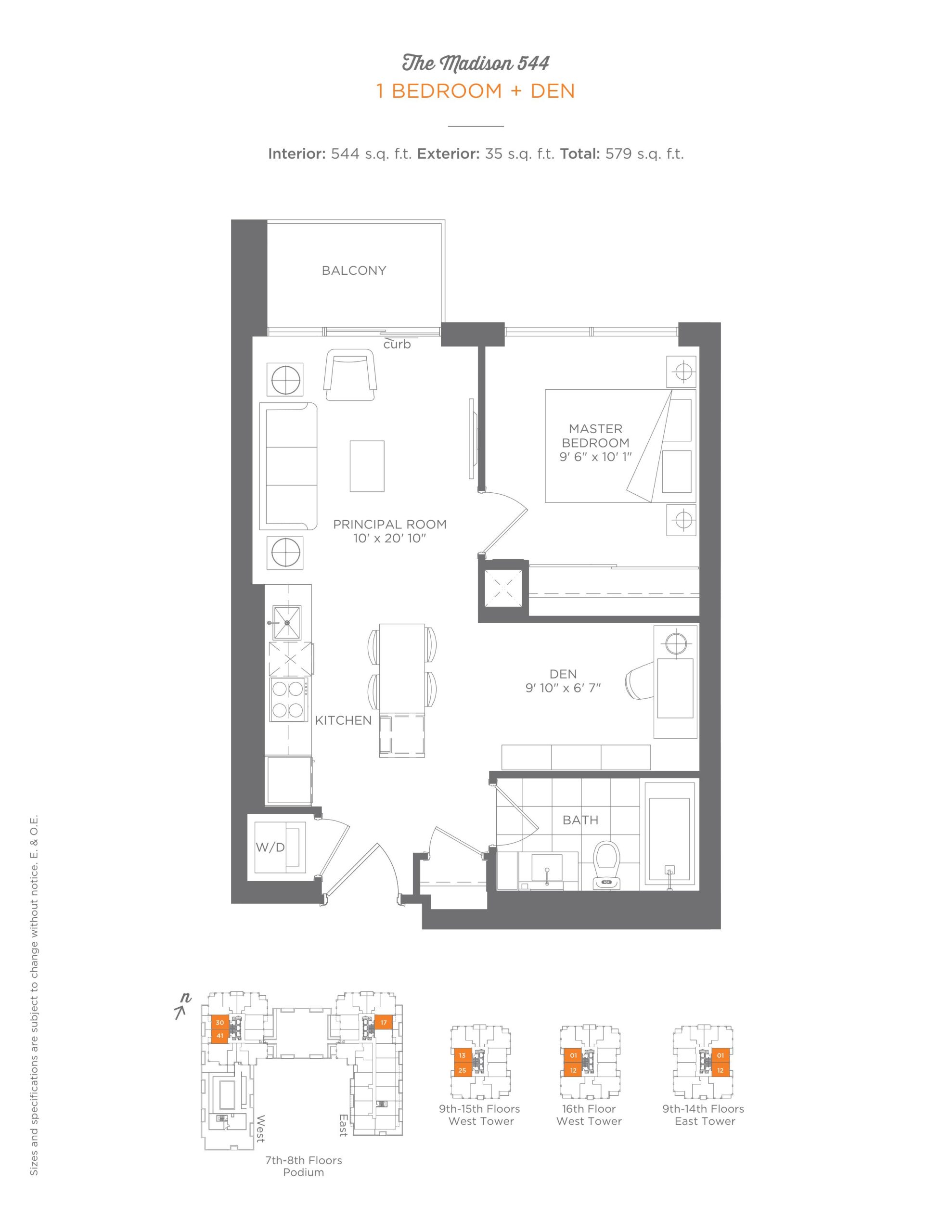 The Madison 544 floor plan