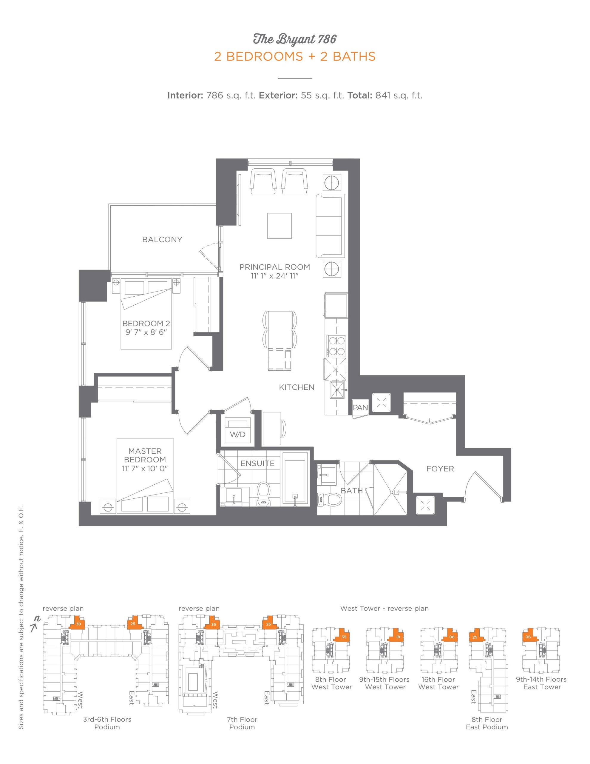 The Bryant 786 floor plan