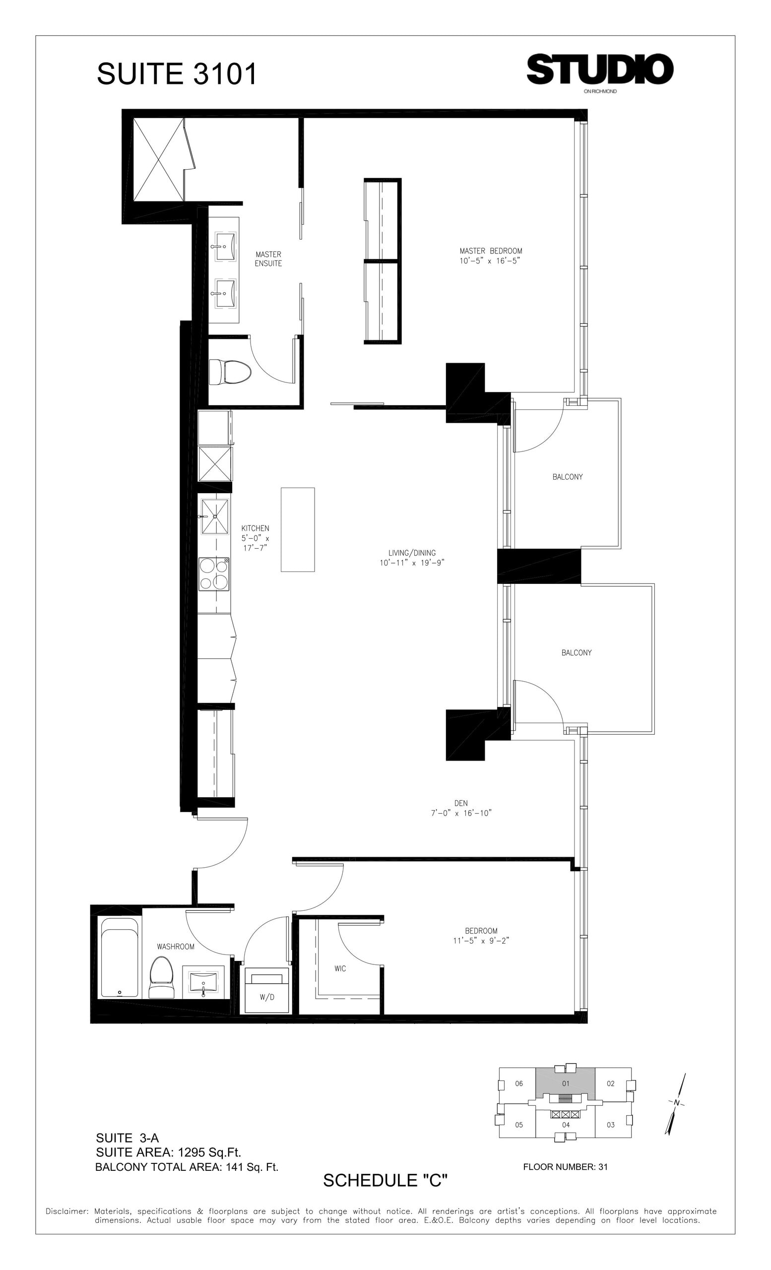 Suite 3101 floor plan