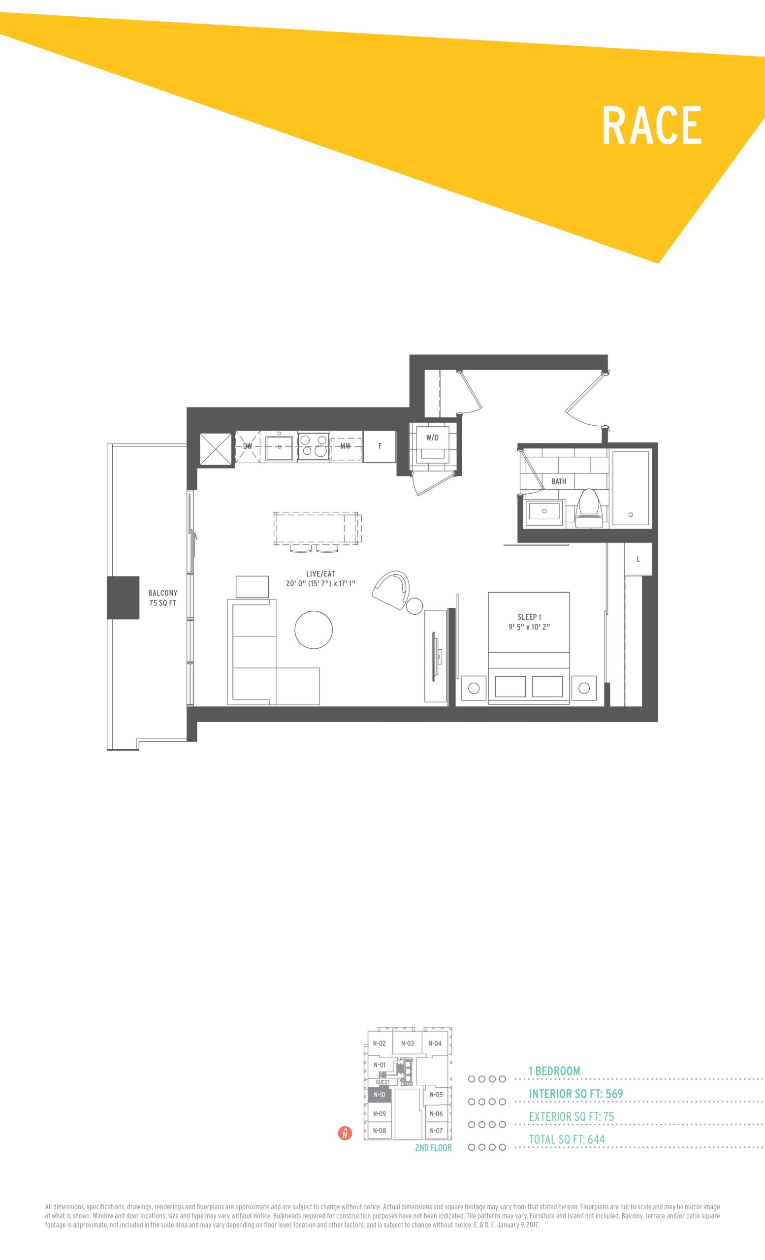 Race floor plan