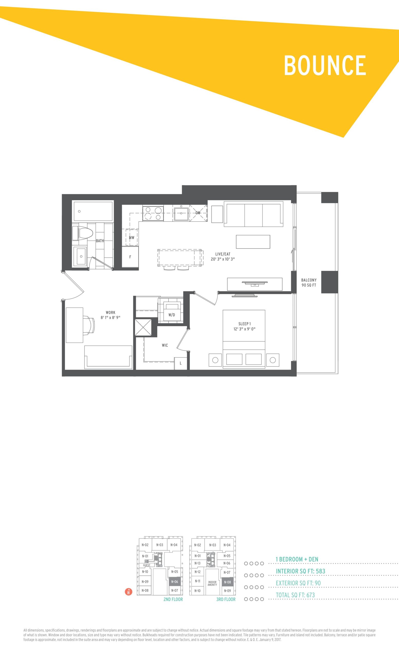 Bounce floor plan