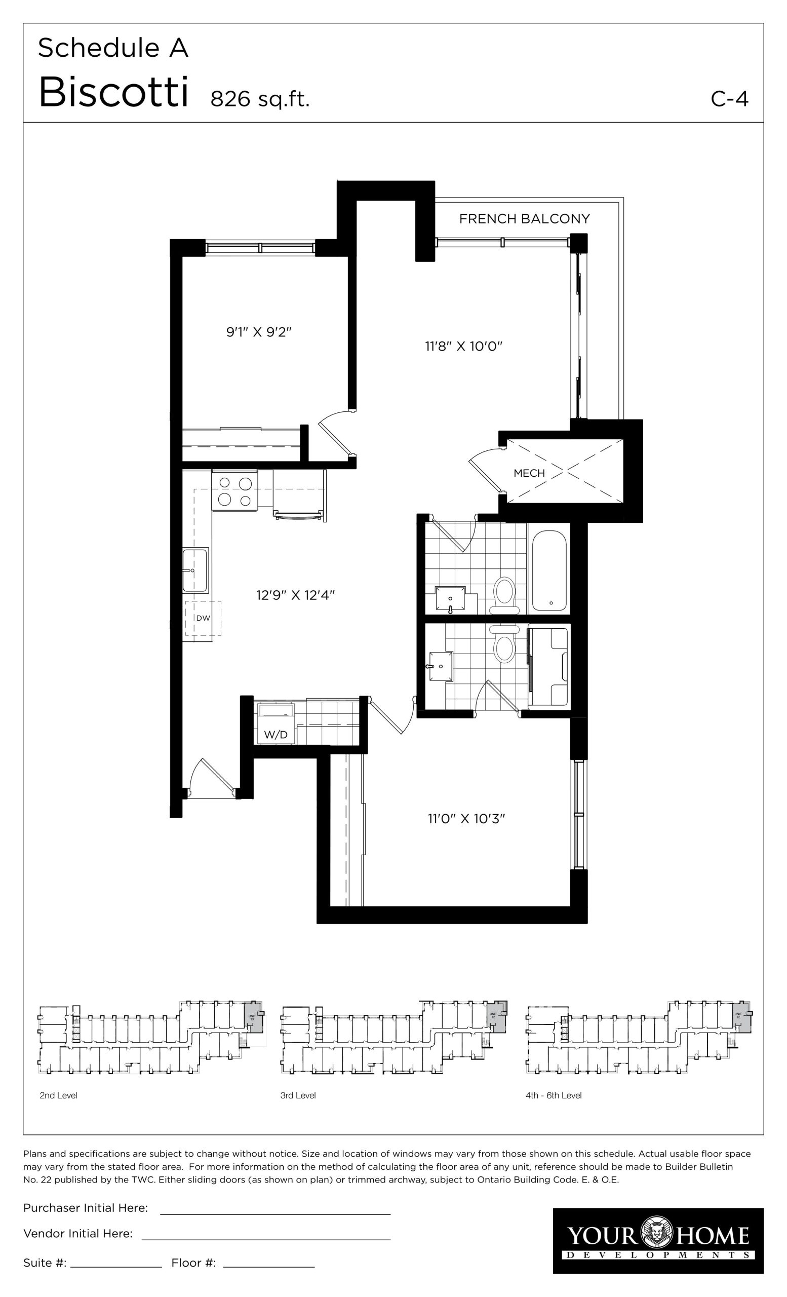 Biscotti floor plan