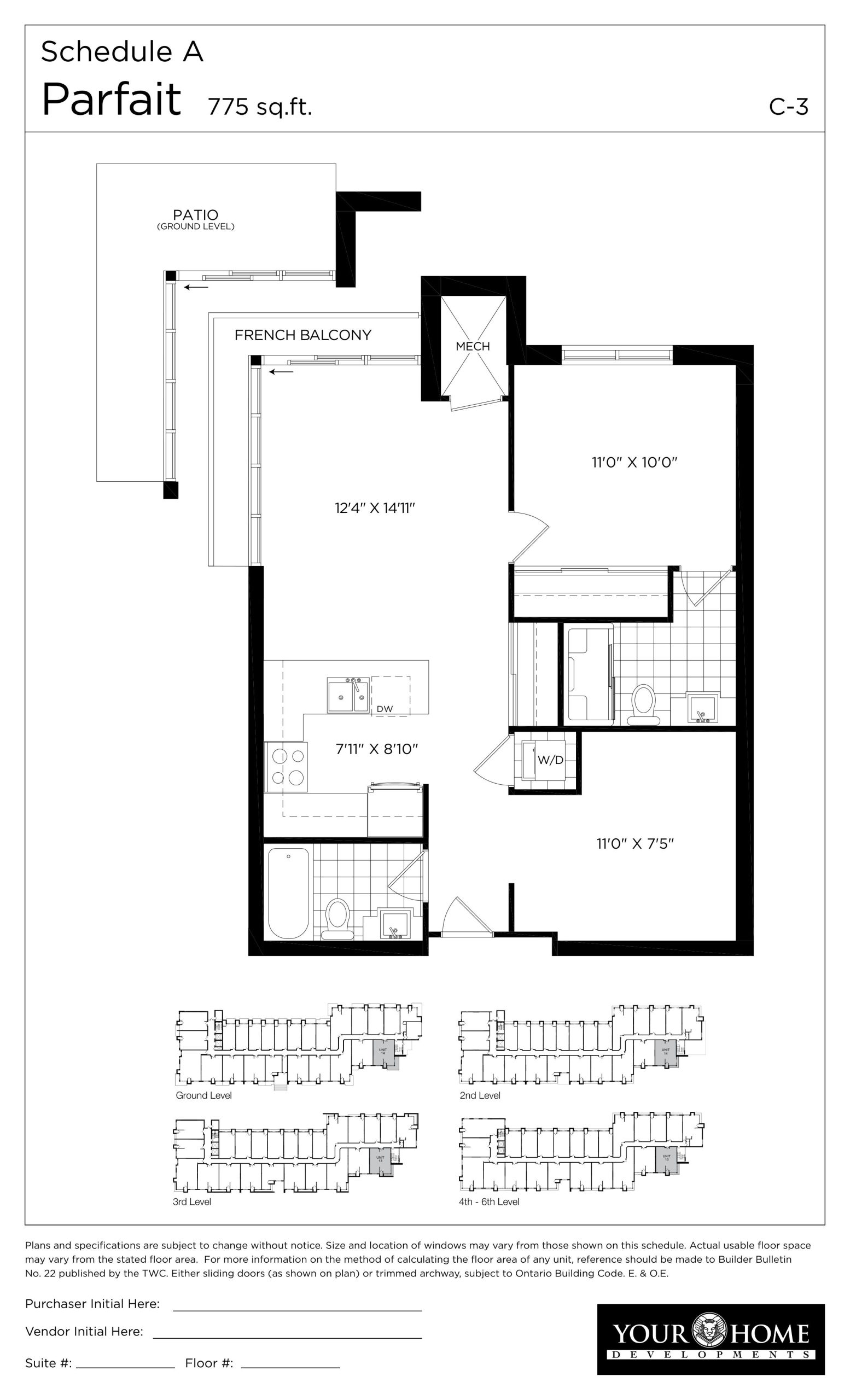 Parfait floor plan