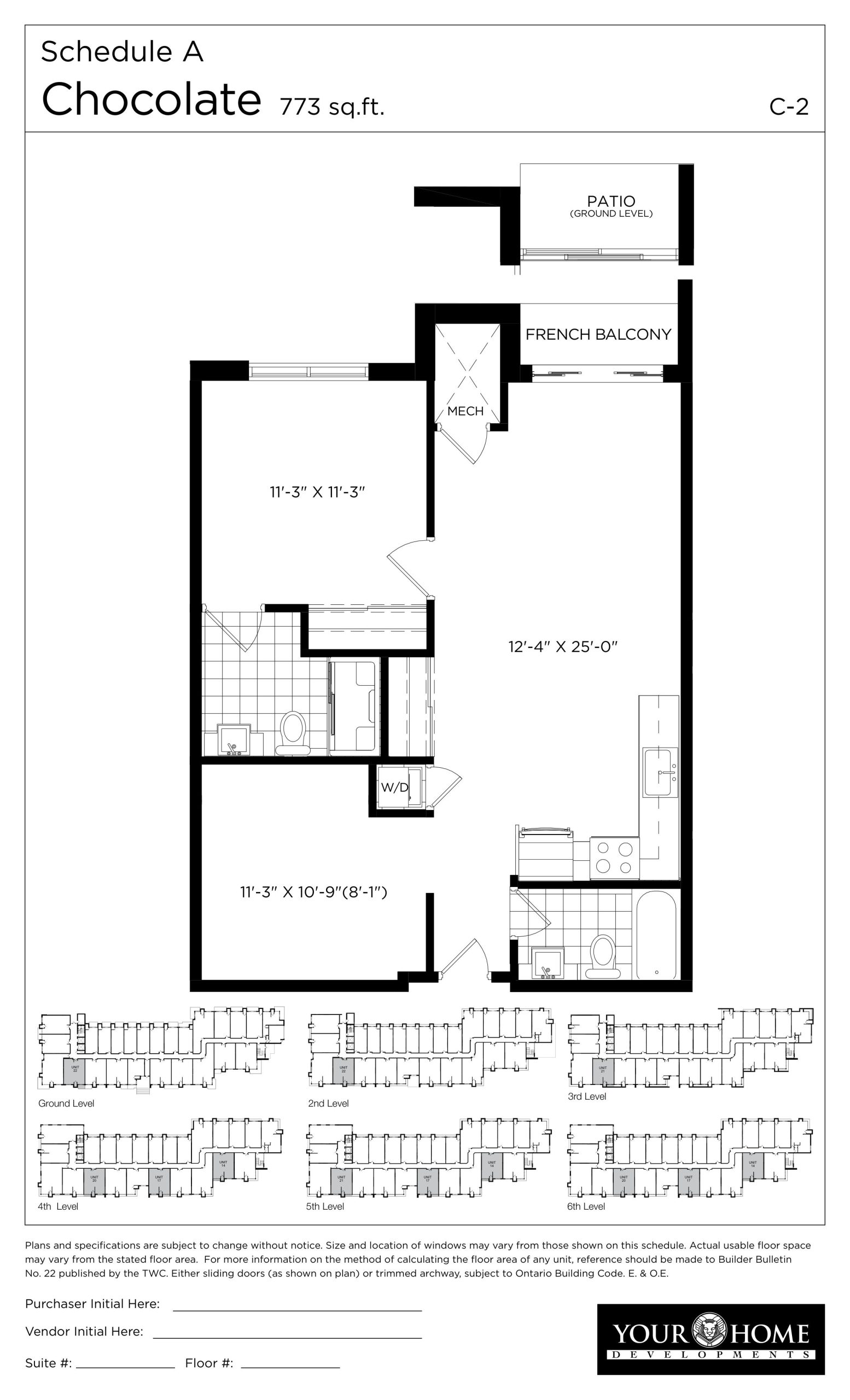 Chocolate floor plan